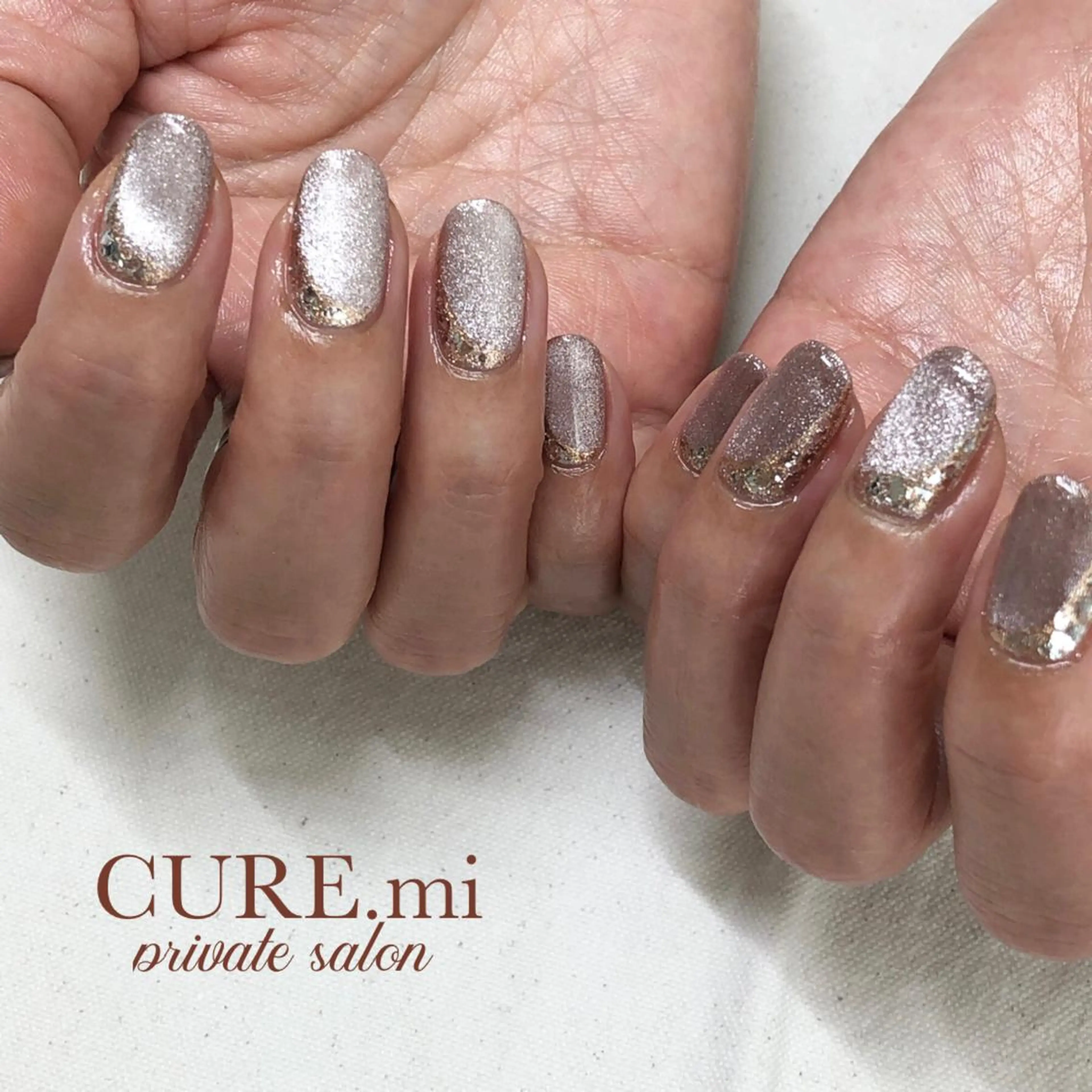 ネイル マグネットネイル ハンドネイル ハンドケア CURE.mi所属・伊藤 美香のネイルデザイン