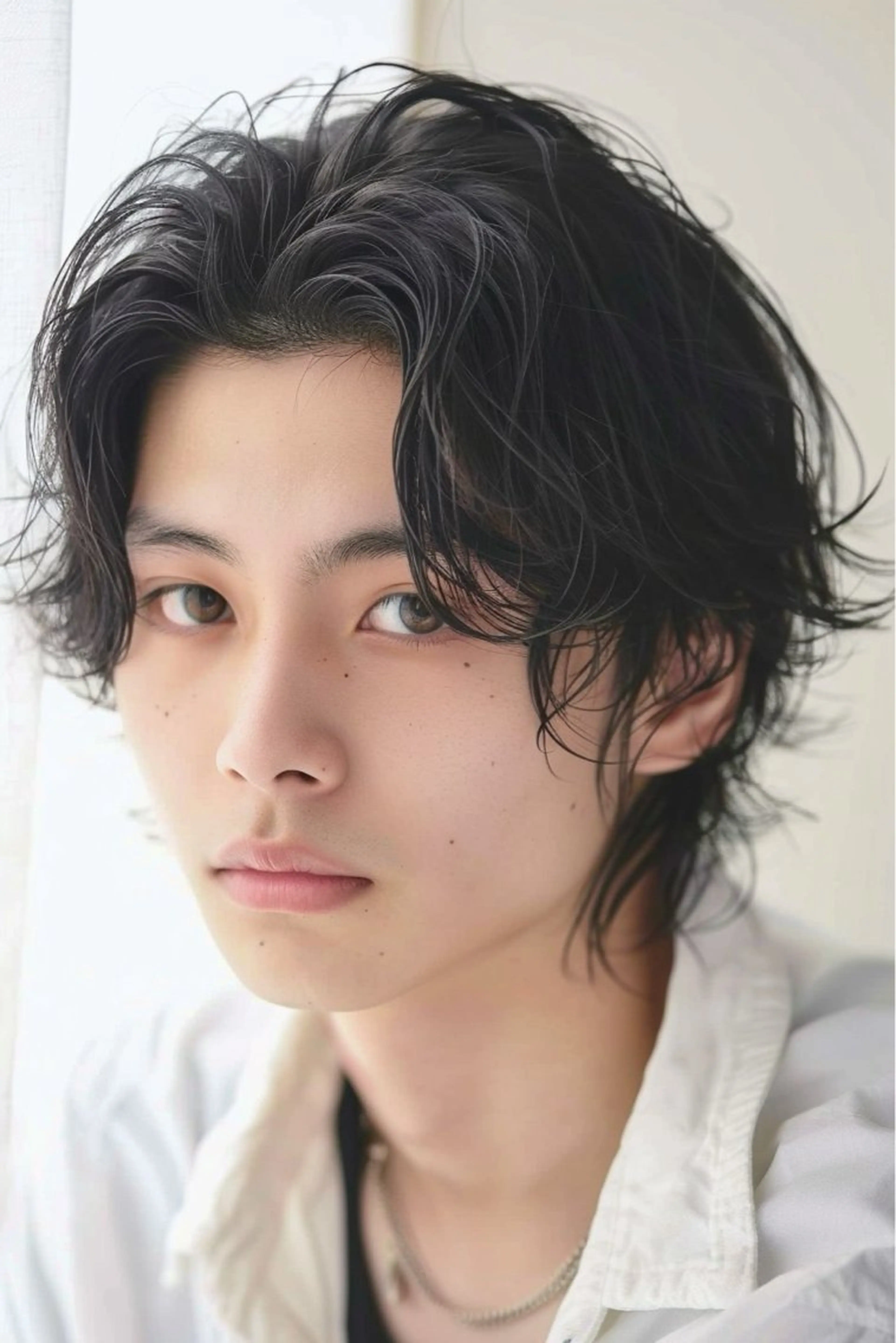 【🔥男性 MENU No.1🔥】カット+ナチュラルパーマ+艶トリートメントの写真