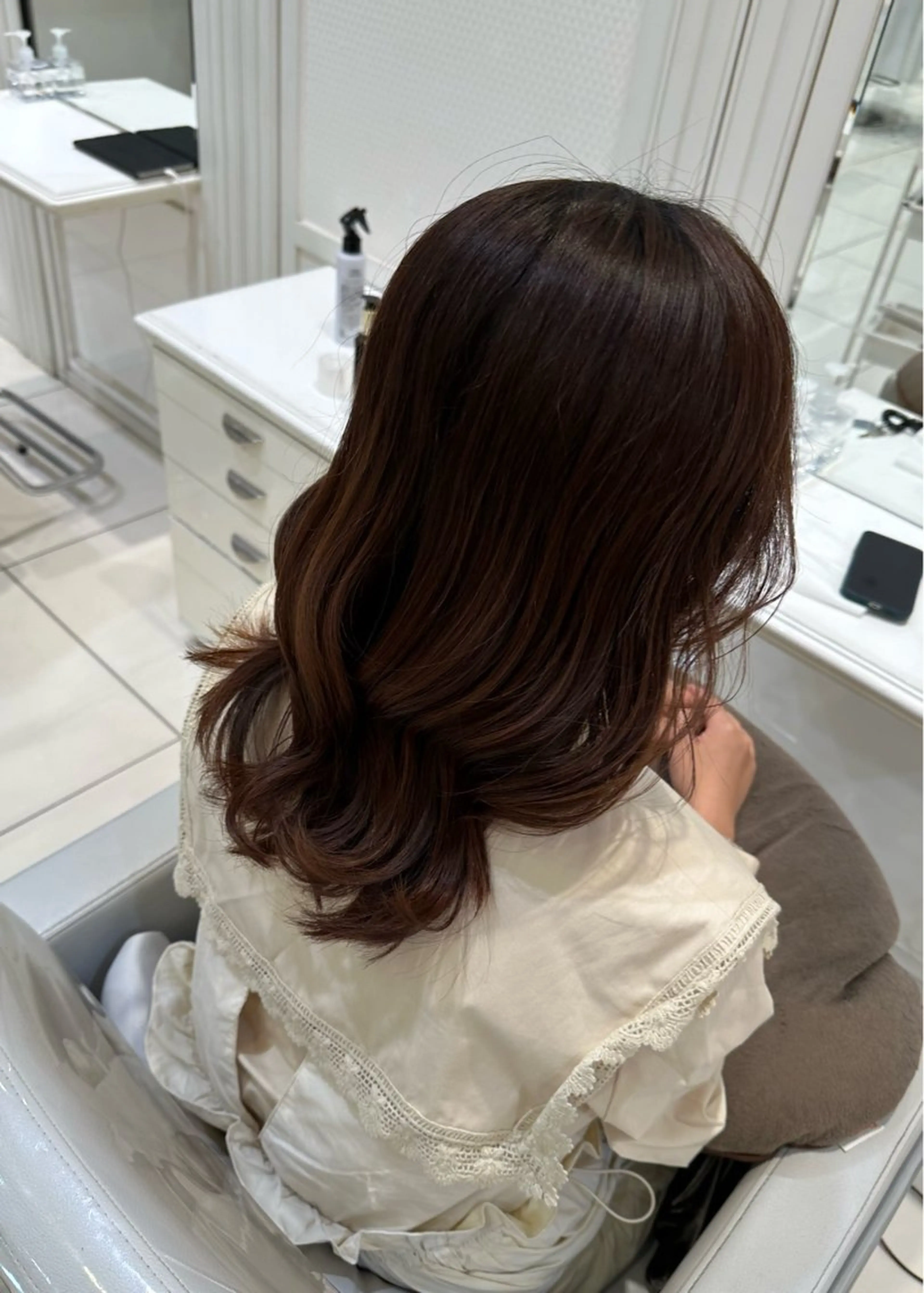 セミロング orgo所属・💖中韓mix style💖チヒロのヘアスタイル