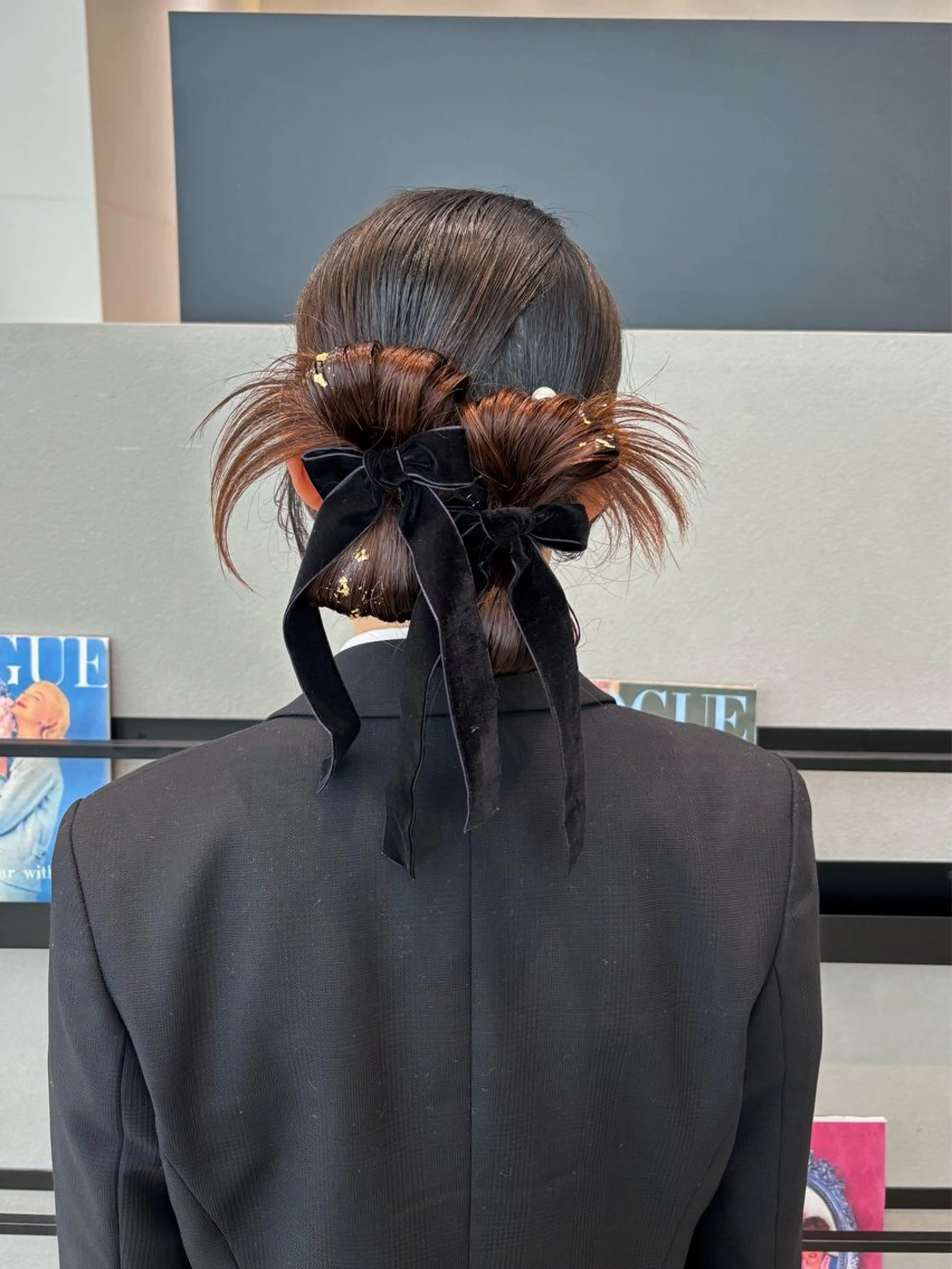 ロング ヘアアレンジ 結婚式・ブライダル ヘアセット 透明感カラー/ レイヤーkotonoのヘアスタイル