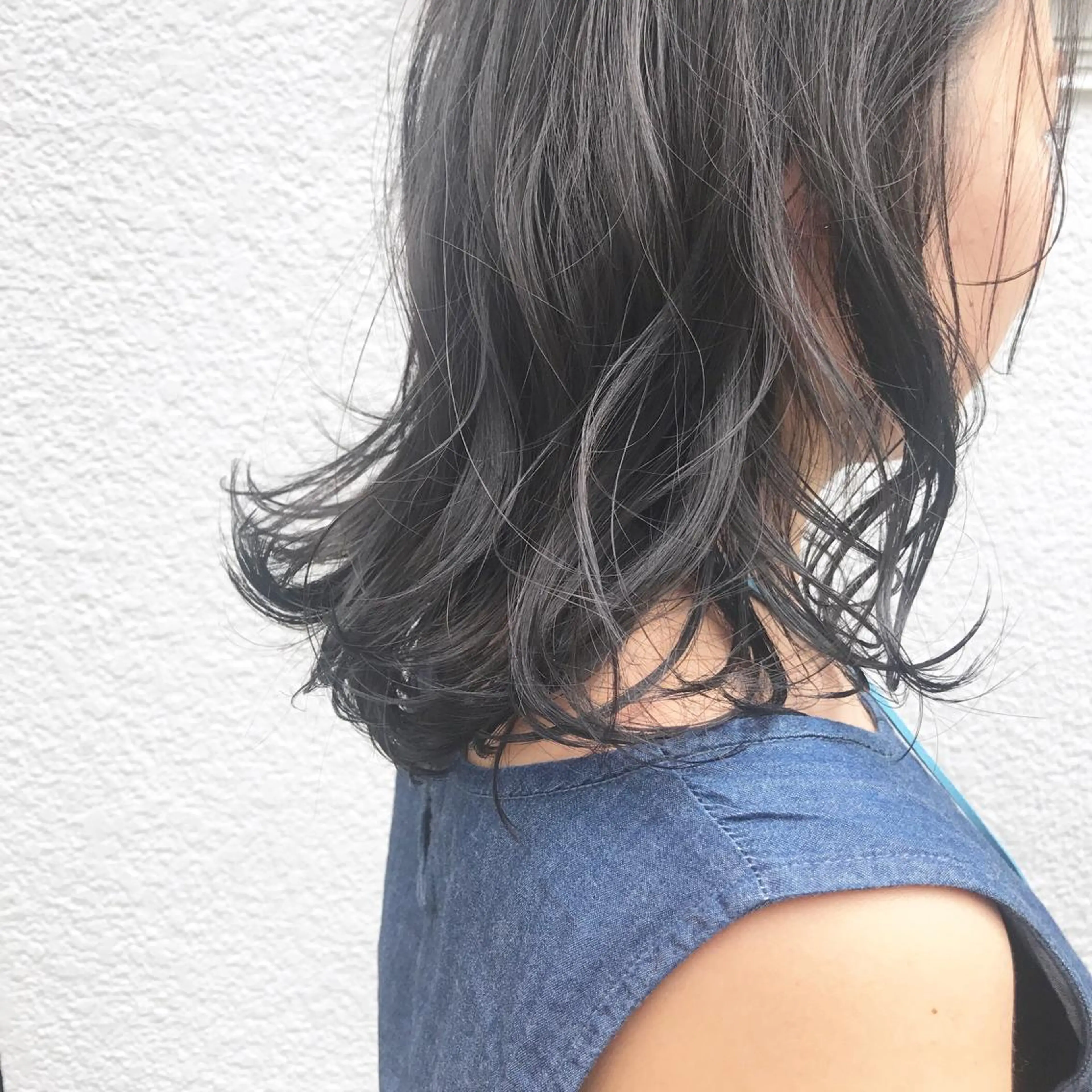 ミディアム カラー ブリーチなしで透明感 艶カラー【Ryo】のヘアスタイル