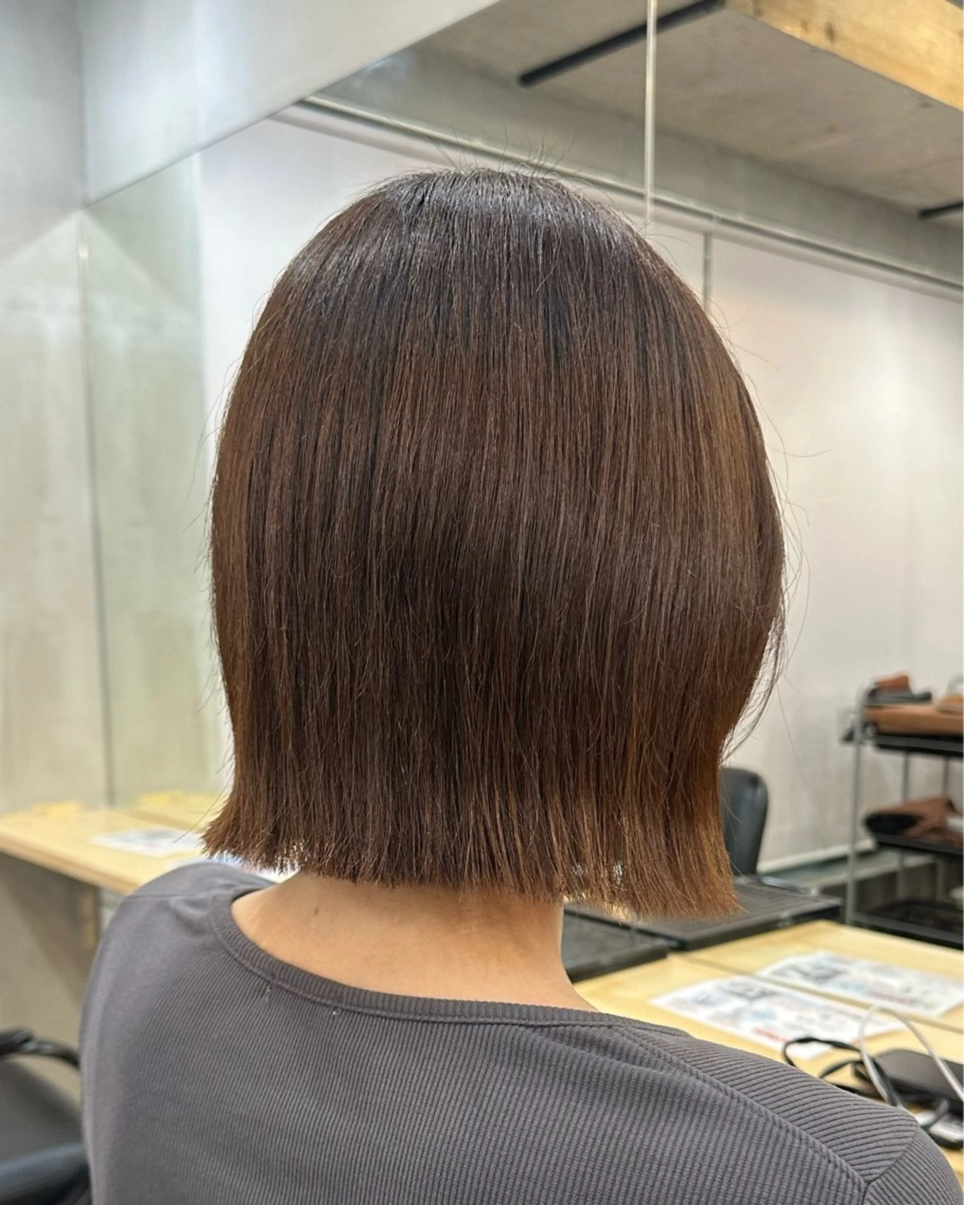 ミディアム 外ハネヘア Angelica 内海  遥奈のヘアスタイル