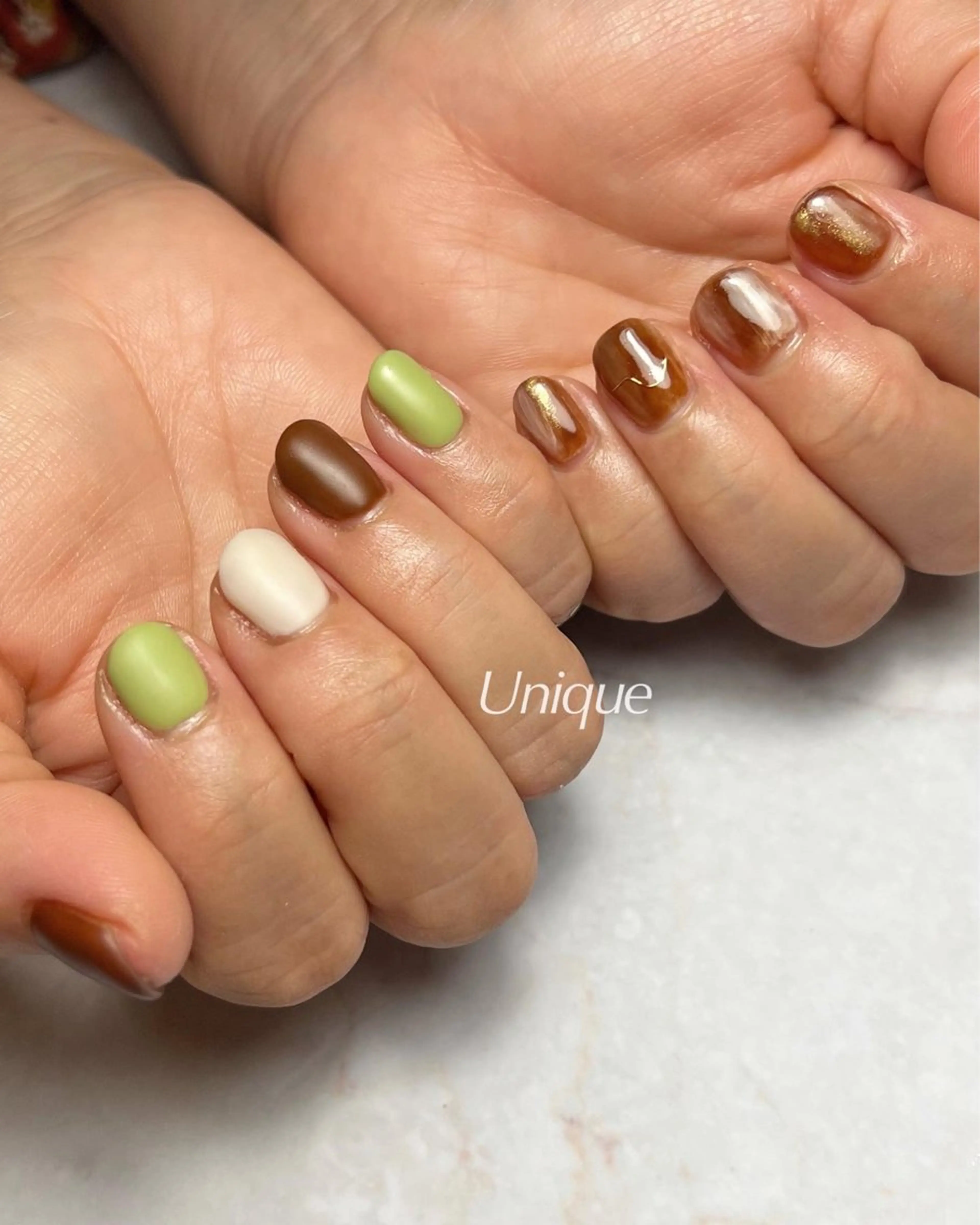 ネイル ハンドネイル Unique 【ユニーク】のネイルデザイン
