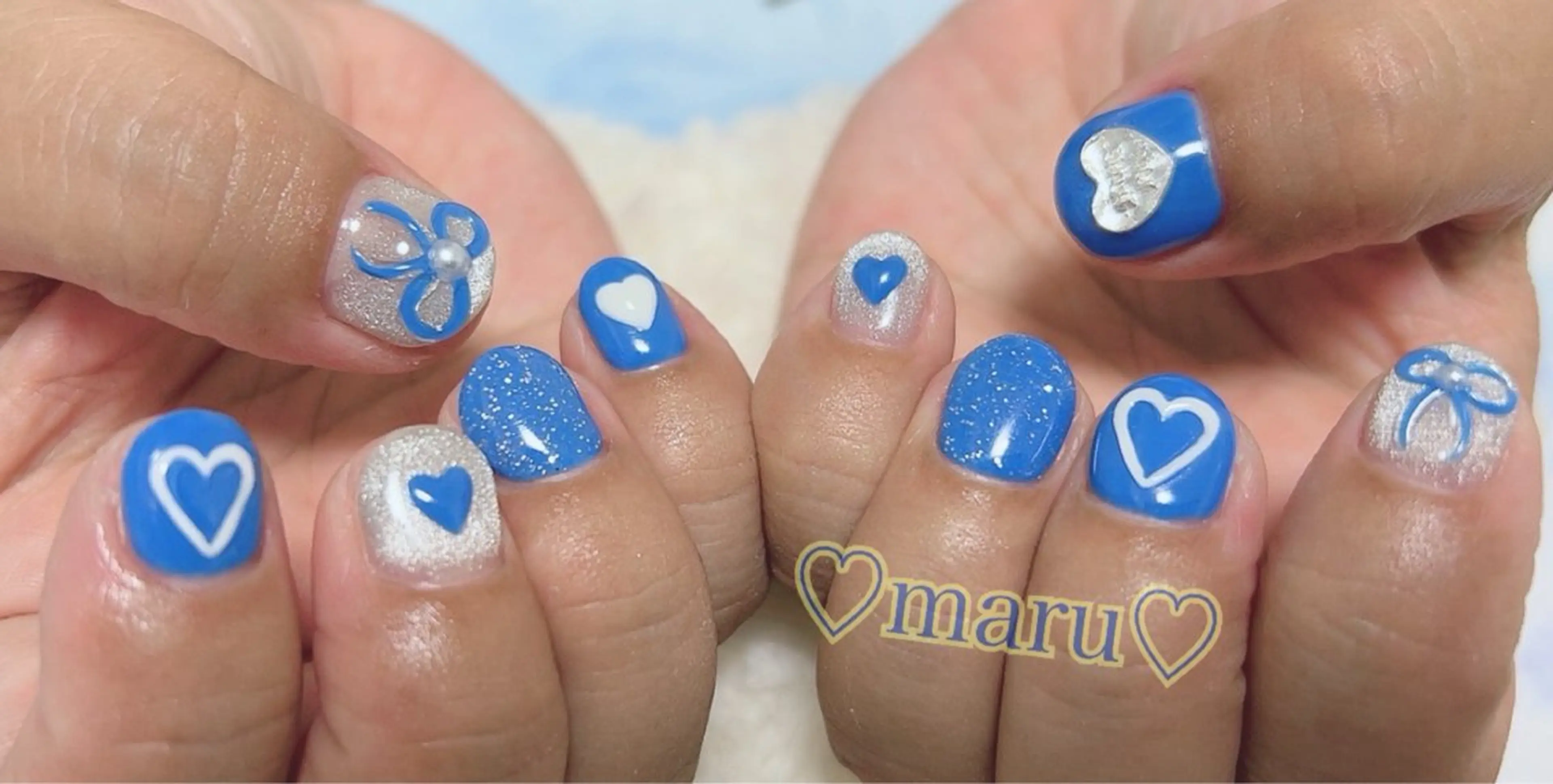 ネイル ハンドネイル フットネイル まるみ ♡のネイルデザイン