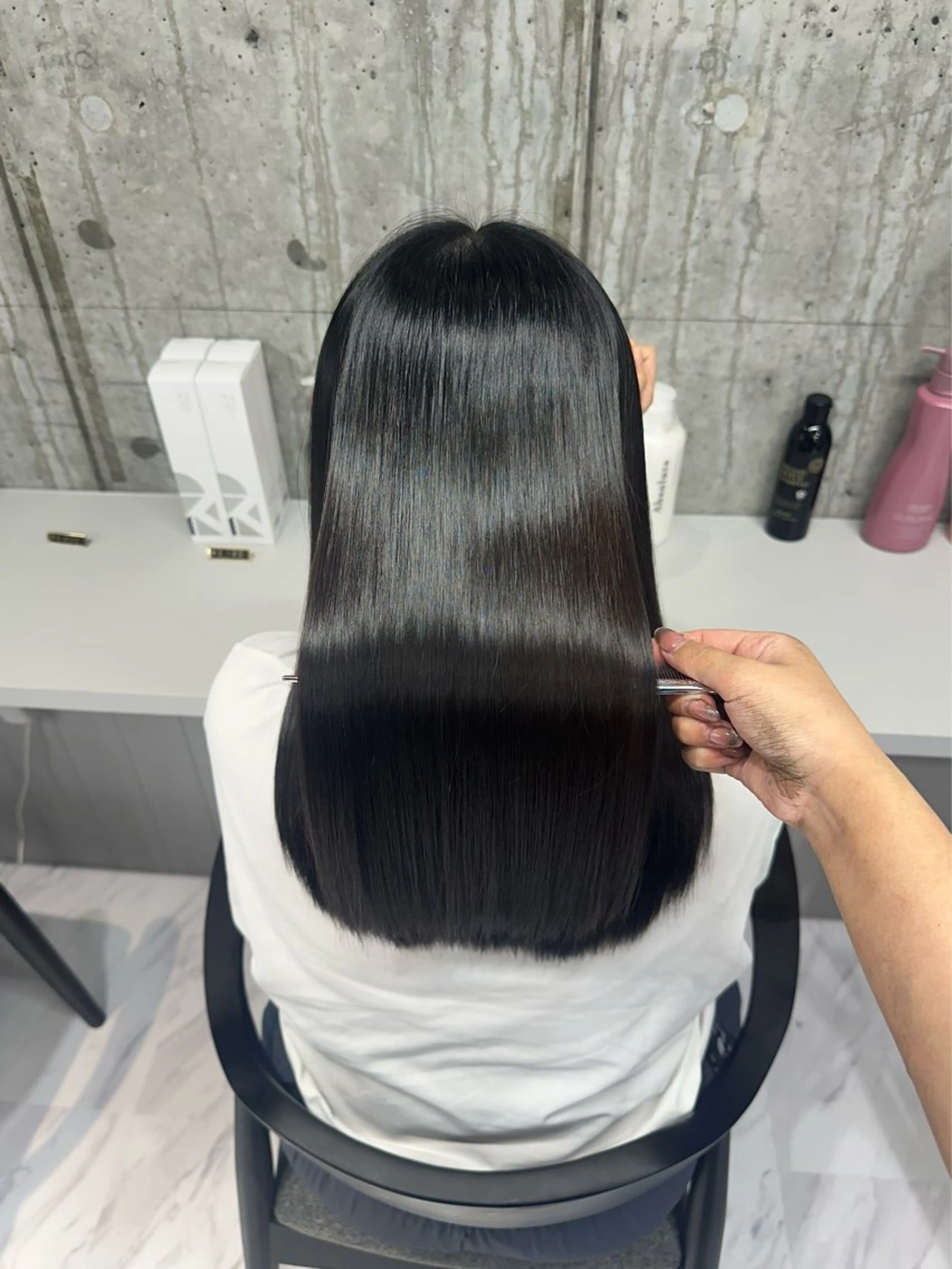 ロング カラー RAF TOKYO所属・🫧あんり　縮毛矯正 髪質改善🫧のヘアスタイル