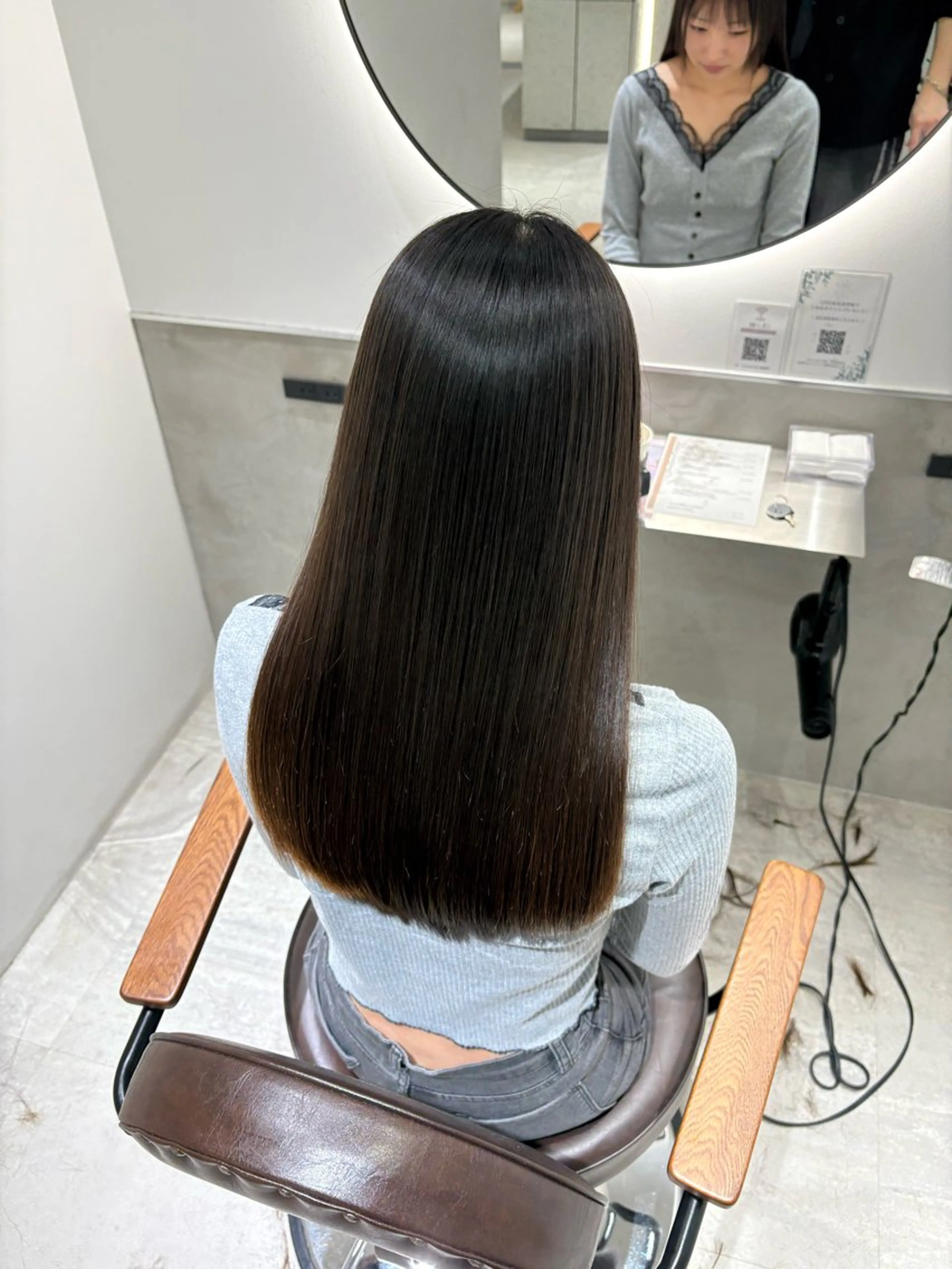 ロング 髪質改善 縮毛矯正 トリートメント カット 縮毛矯正 トリートメント 💖褒められサラ艶髪 💖本木ヨシヒサ💖のヘアスタイル