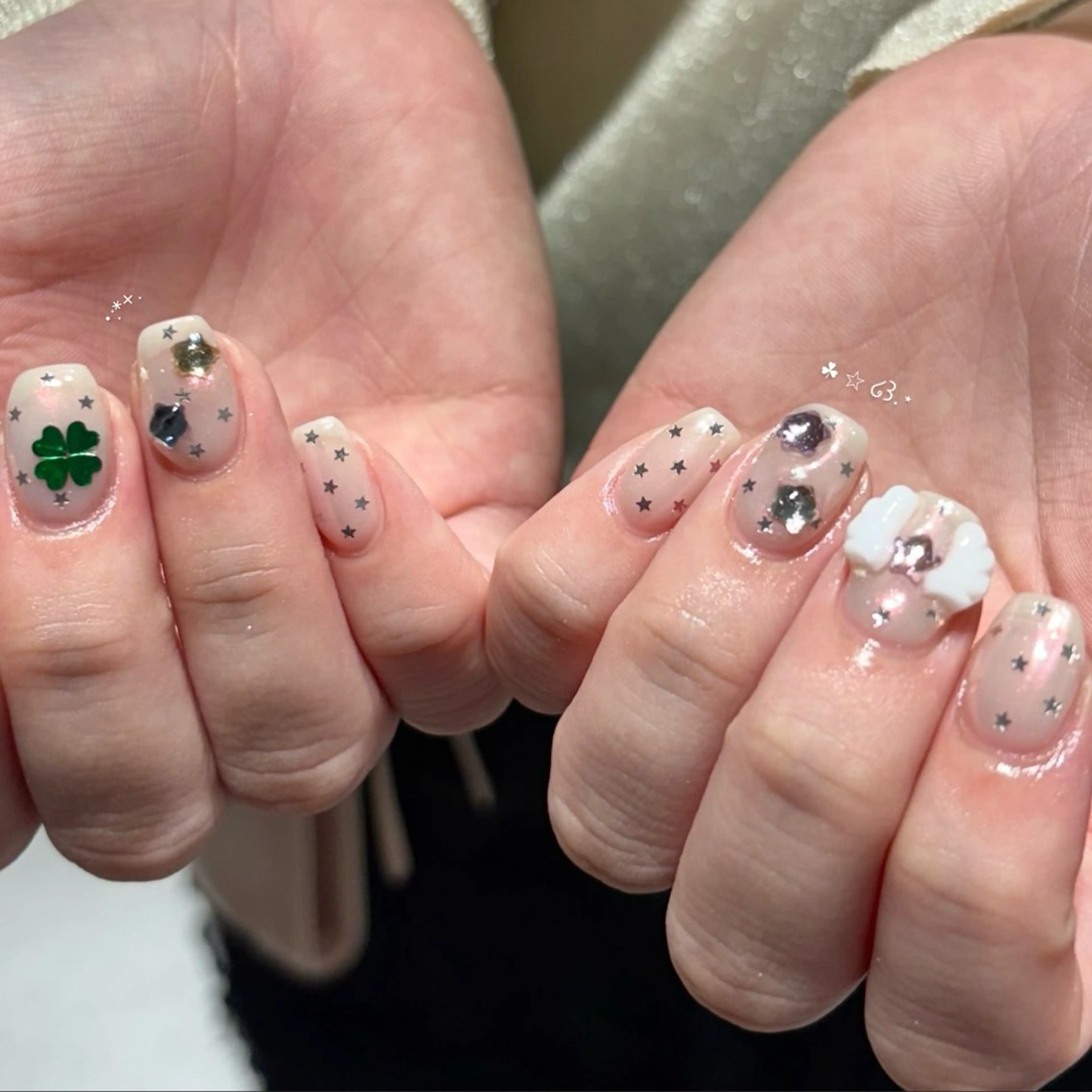 ネイル ハンドネイル 星 みづきのネイルデザイン