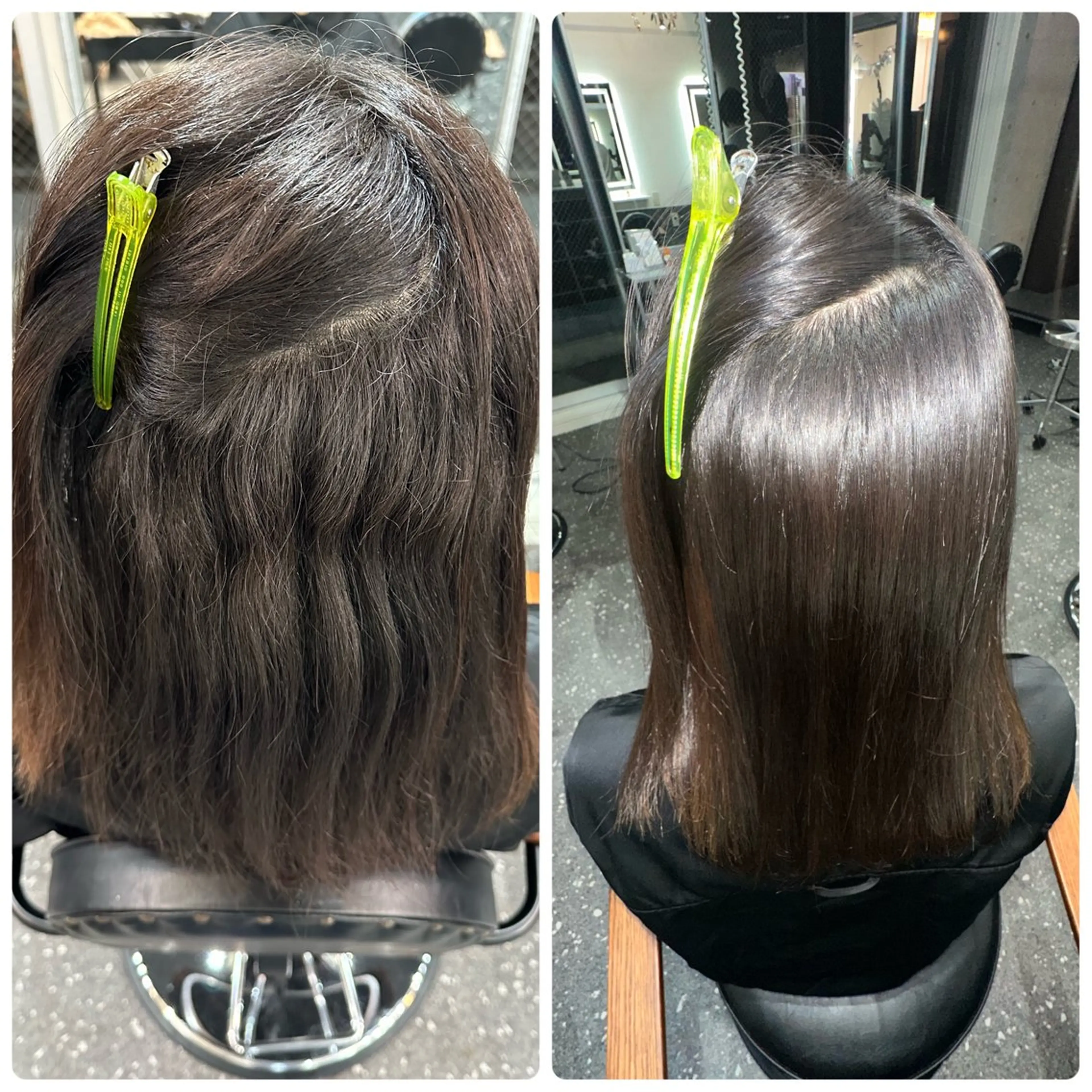 セミロング パーマ カット 縮毛矯正 トリートメント 髪質改善⭐️縮毛矯正 吉祥寺⭐️Rinaのヘアスタイル