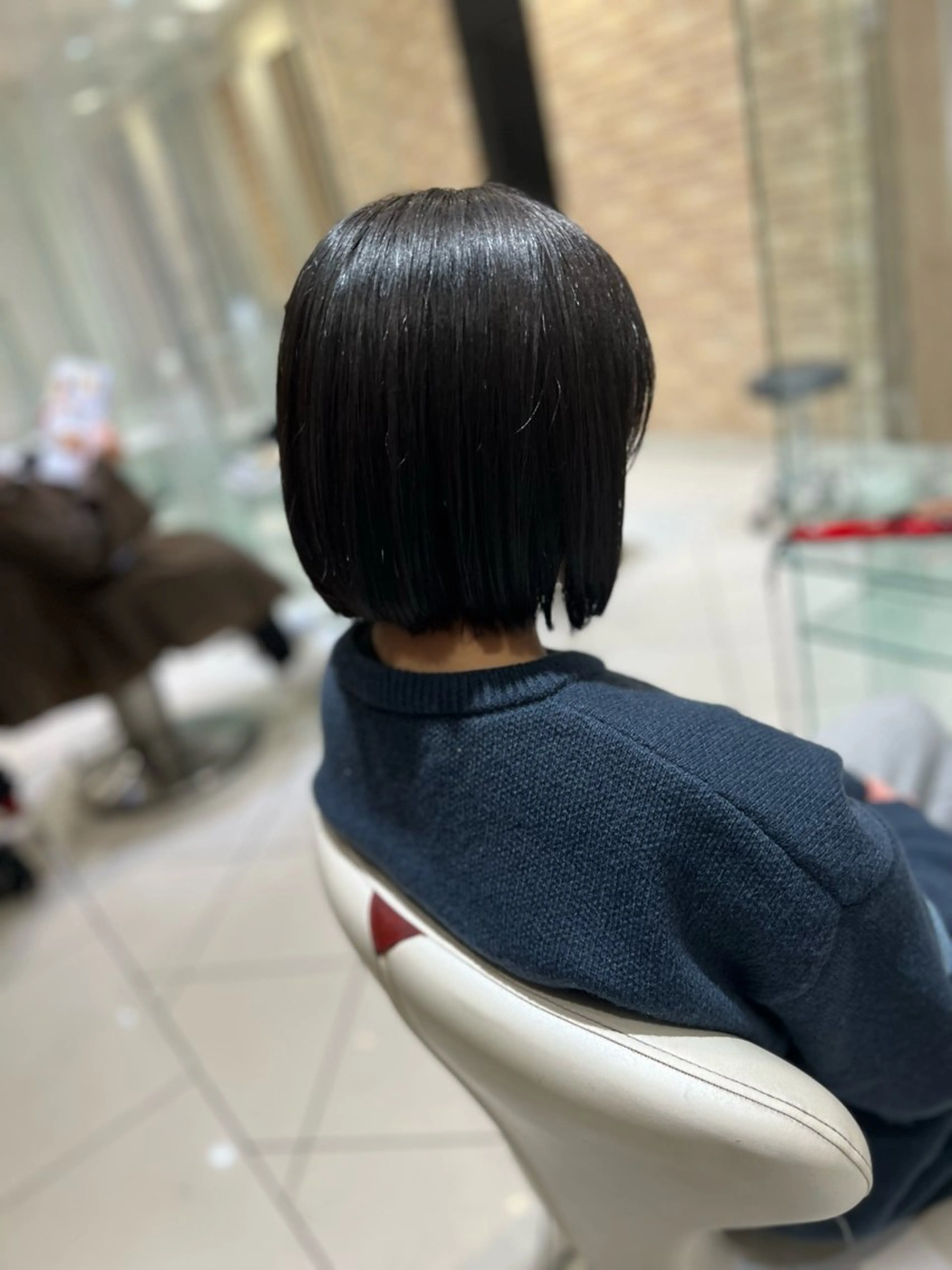 ミディアム カラー バレイヤージュ ブリーチ ケアブリーチ 透明感カラー デザインカラー カット ヘアカラー トリートメント ボブ/ハイトーン髪質 改善/越谷✨クラモチのヘアスタイル