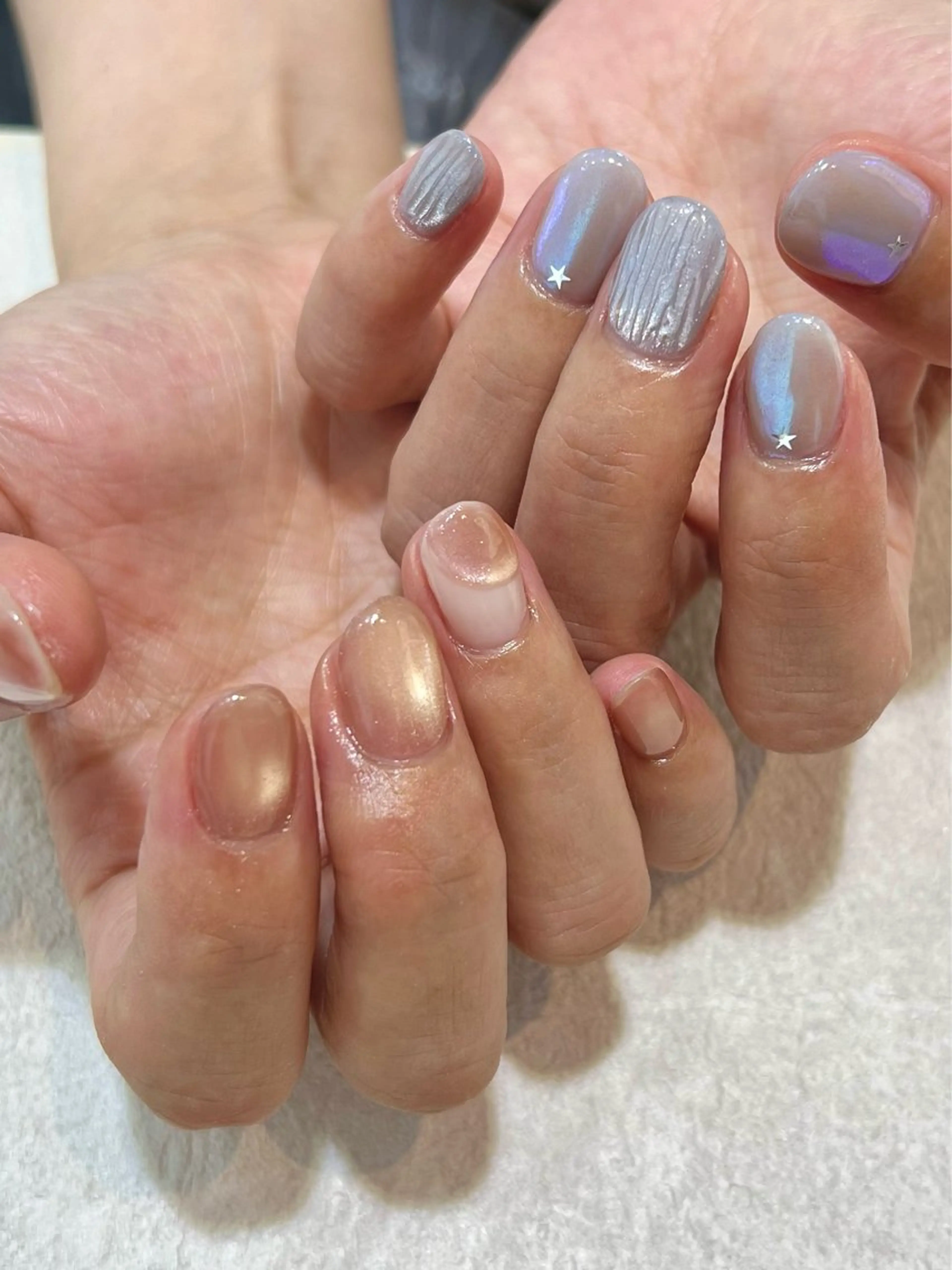 ネイル シンプルネイル ハンドネイル KAMIO CION Nail  朝倉のネイルデザイン