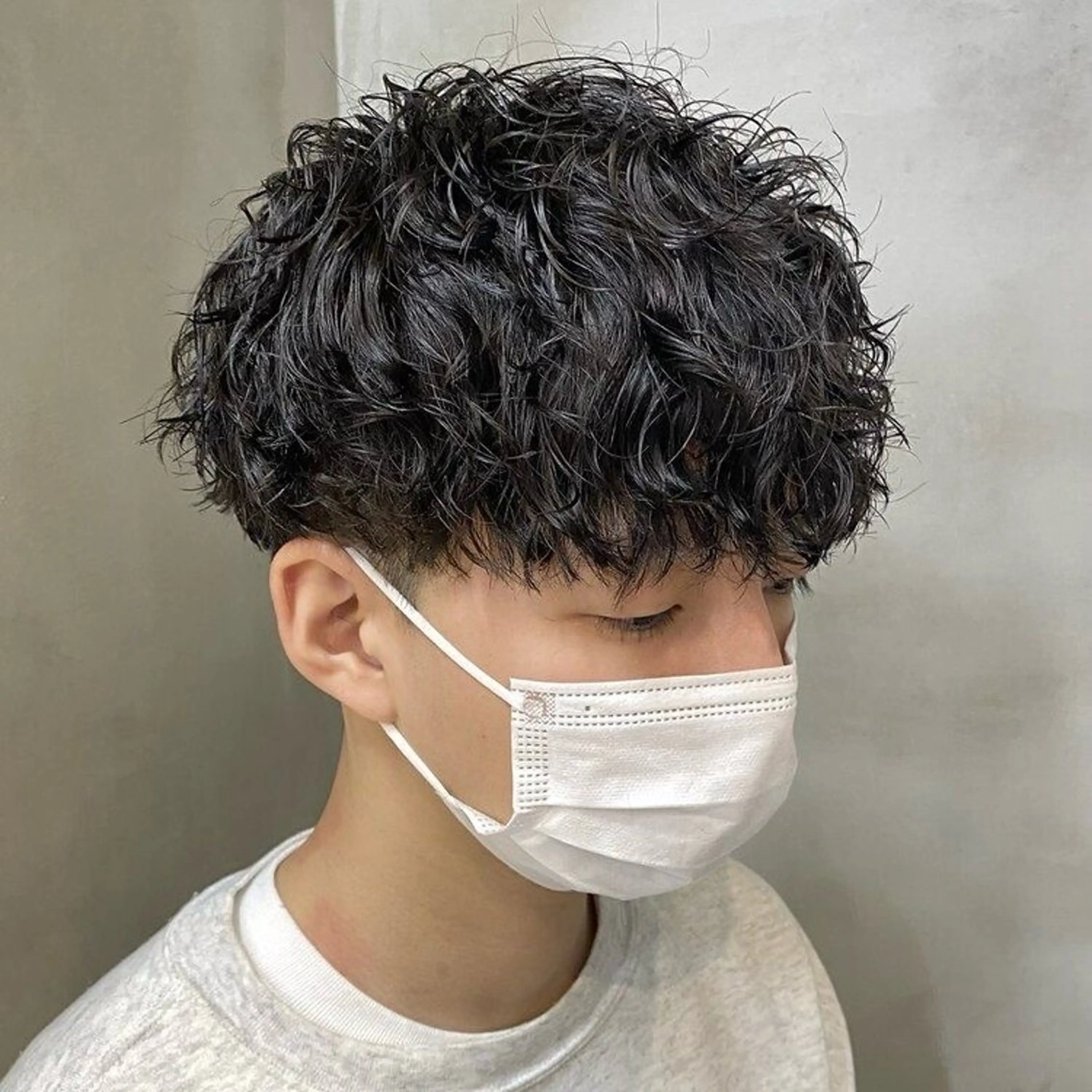 パーマ メンズ カット パーマ・ハイトーン 特化sayaka🌞のヘアスタイル