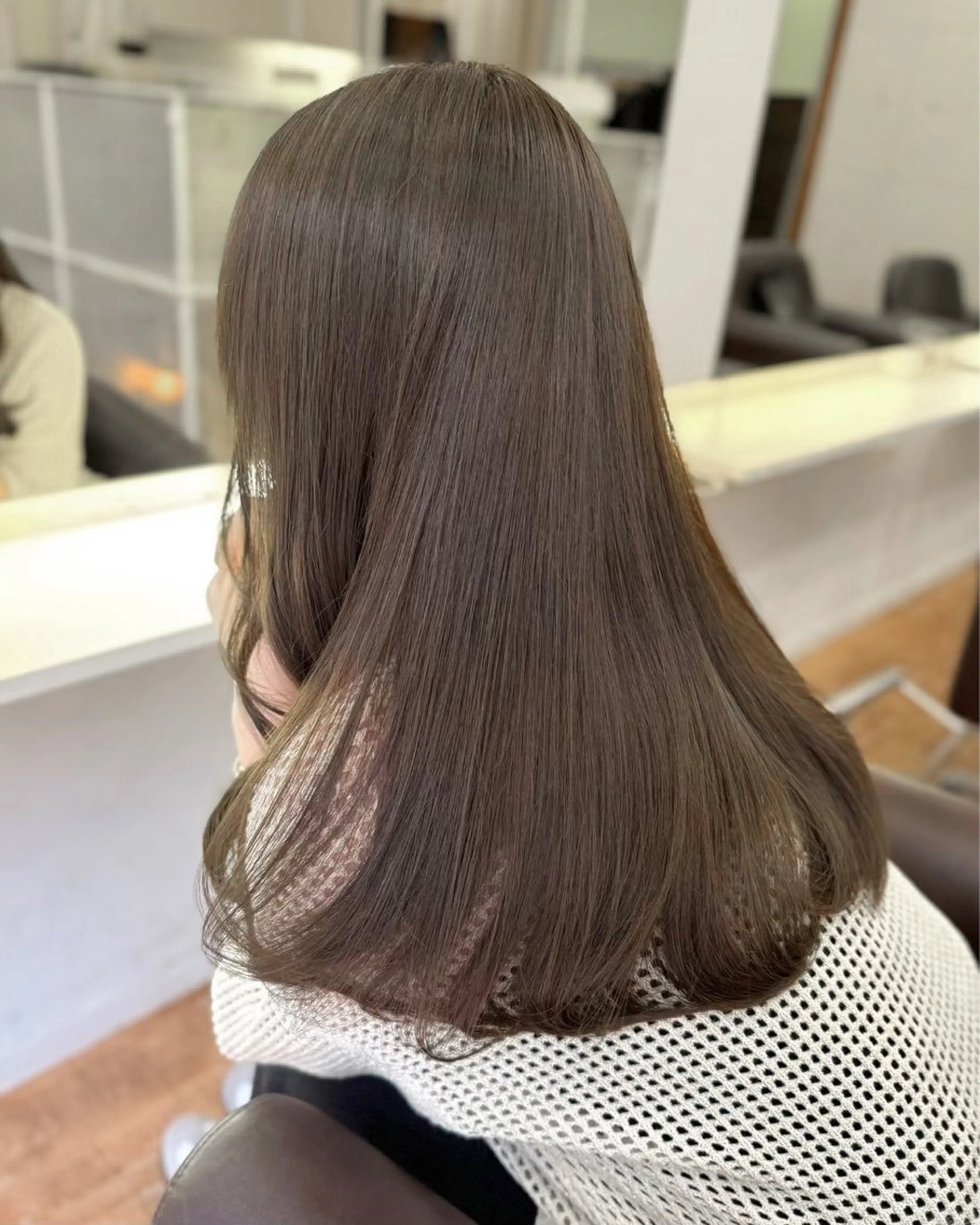 🩵10月限定メニュー🩵ケアカラー＋うるつや3STEP treatment 🫧の写真