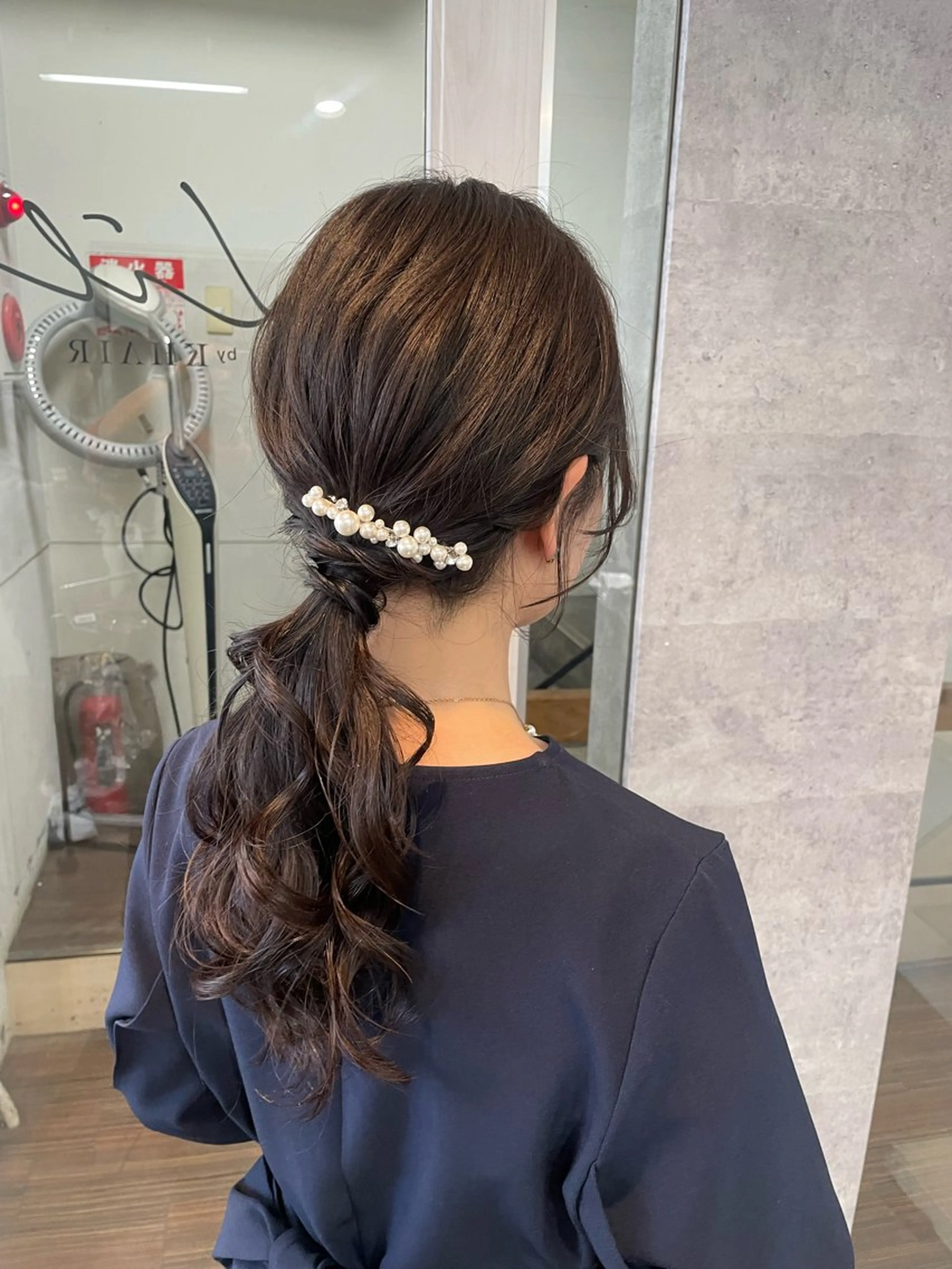 ヘアアレンジ ヘアセット 金城 二千夏のヘアスタイル