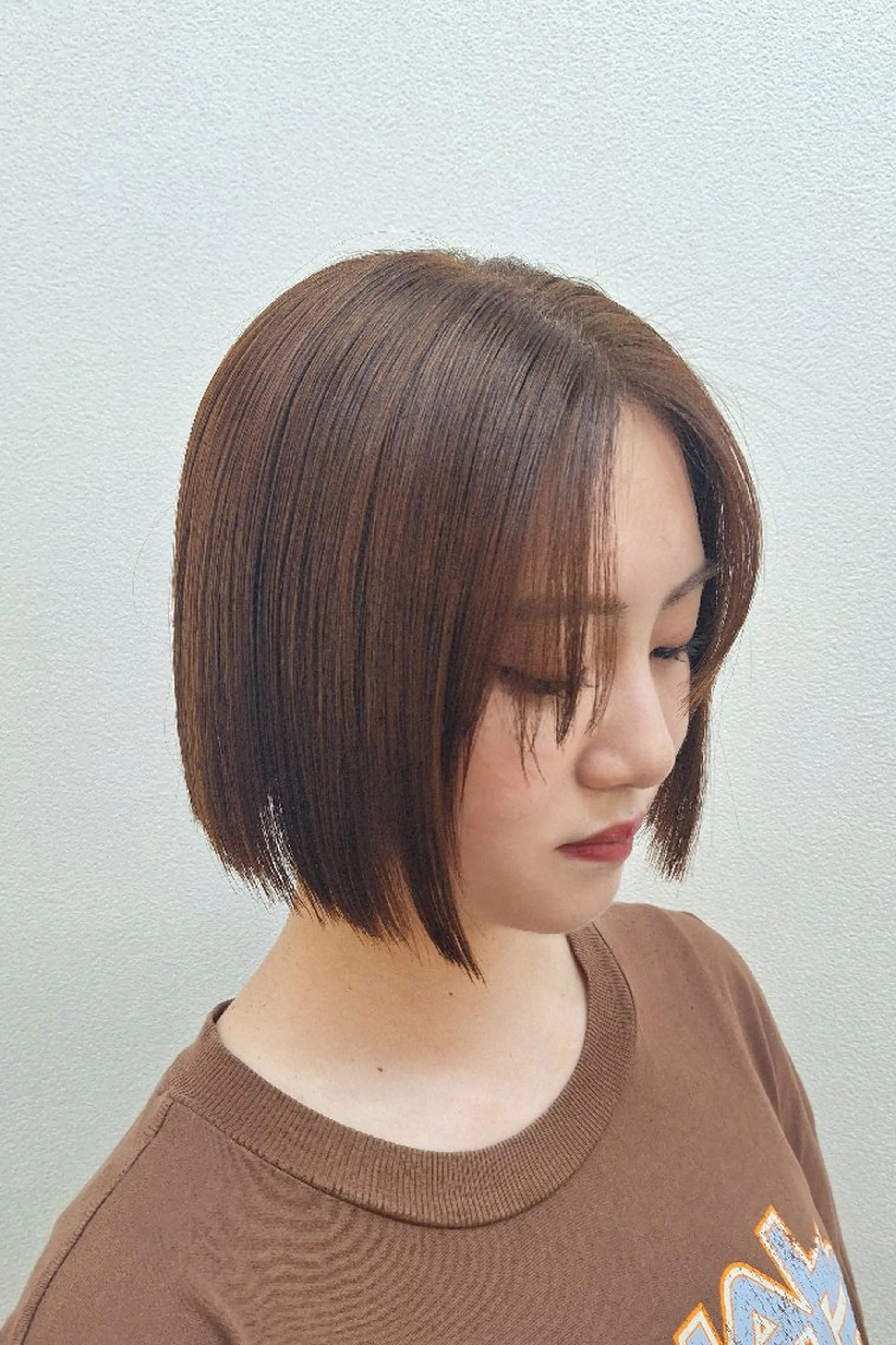 ショート カラー 髪質改善 トリートメント yolo.所属・夜特化型ヘアサロン 𓃱yolo.タナベのヘアスタイル