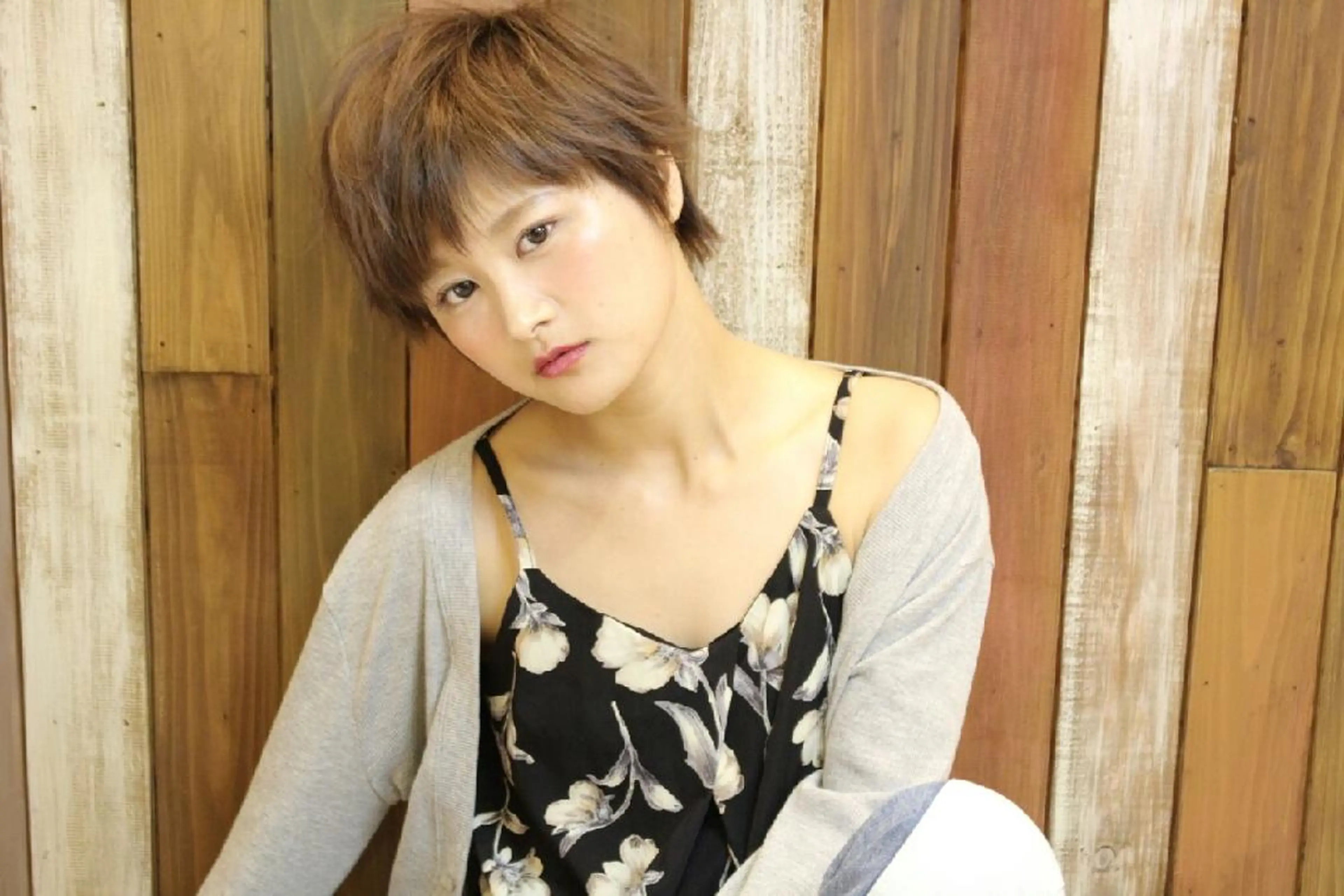 ショート ショートヘア 小顔カット スタイル 相模大野のヘアスタイル