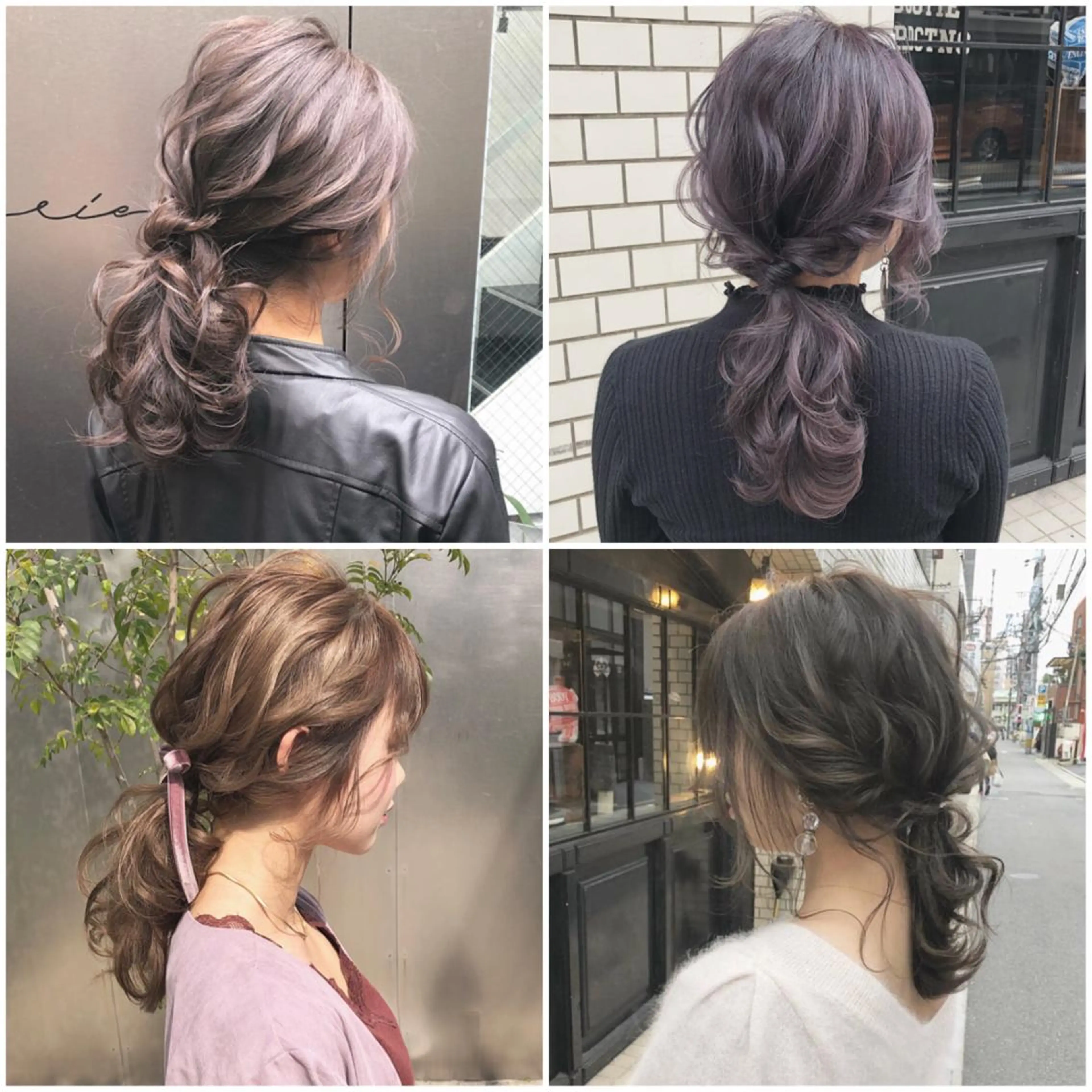 セミロング カラー ヘアアレンジ autre所属・大久保 ひでなりのヘアスタイル