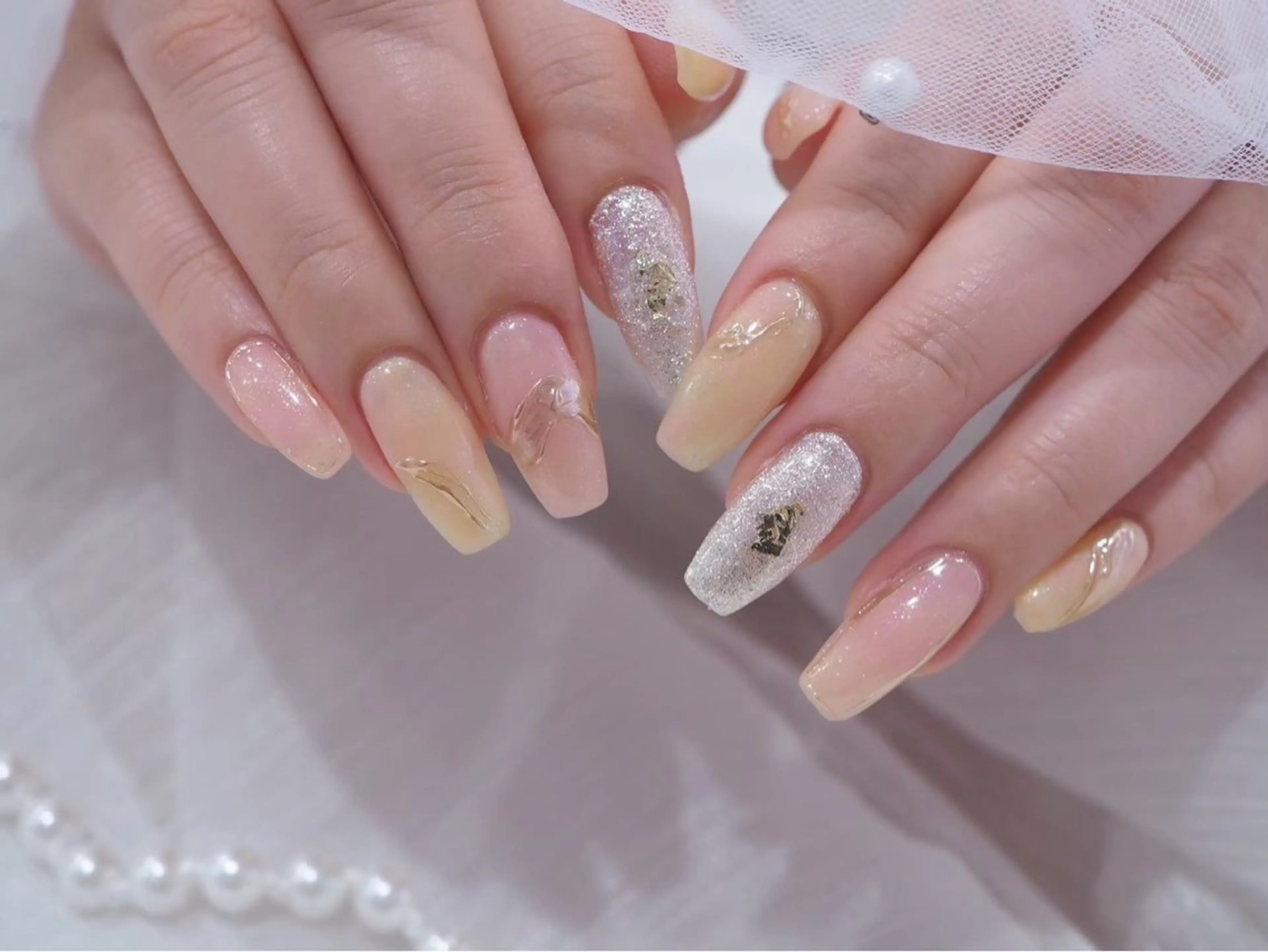 （ オフなし‪‪‪✕‬ ：長さだし💅🏻 ）お好きなデザインコース〈土日祝+550円〉の写真