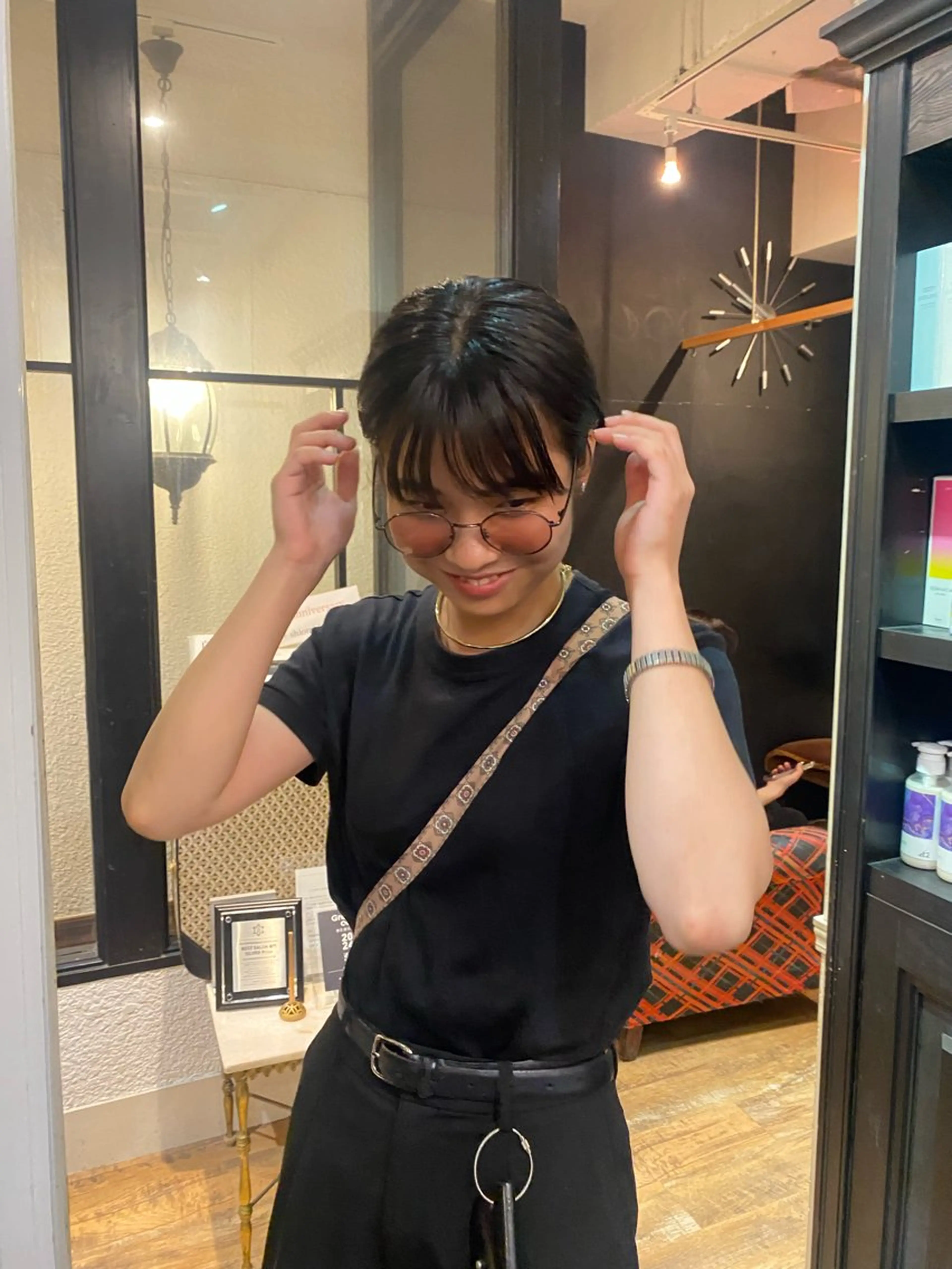 ショート カット ヘアカラー 原田 梓未のヘアスタイル