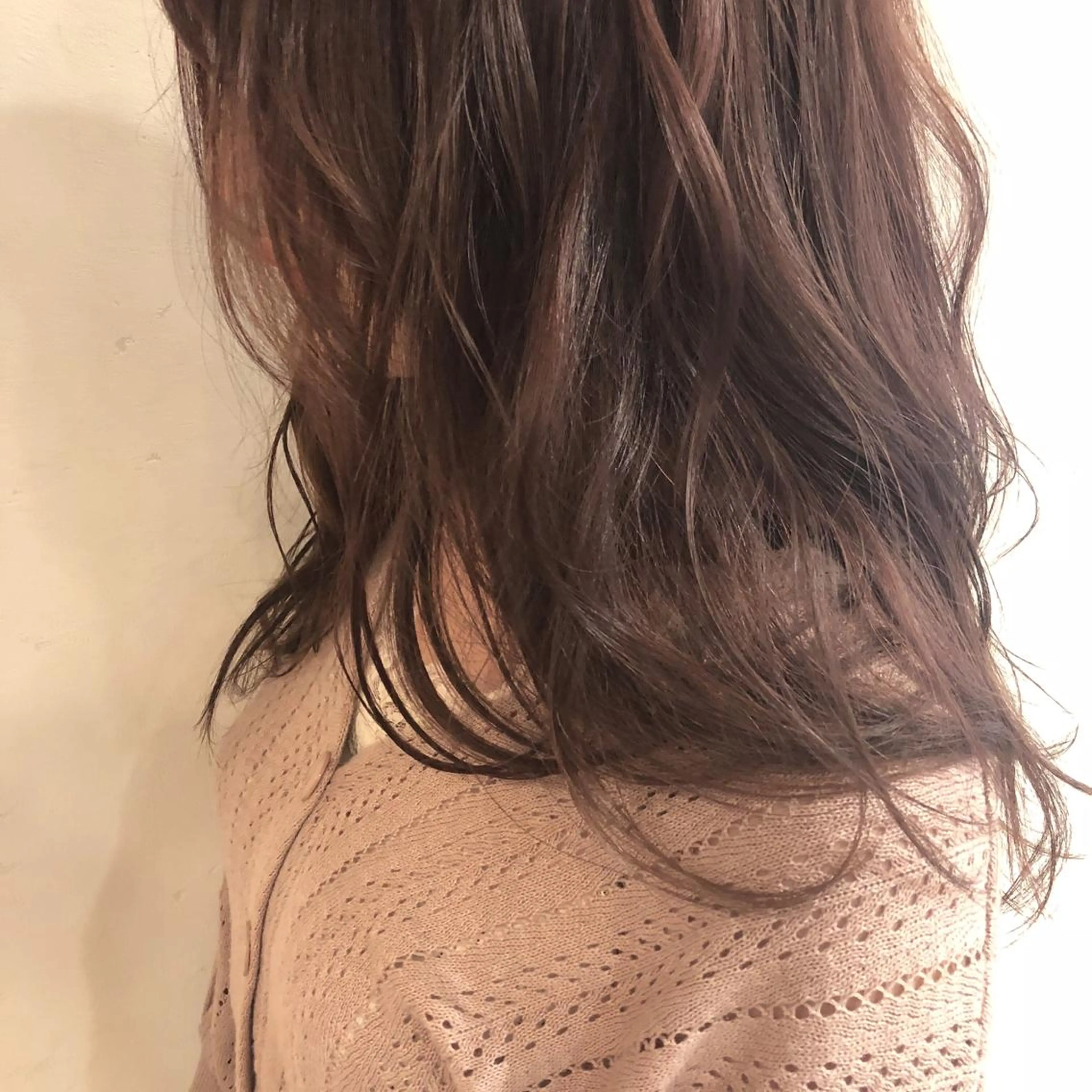 セミロング カラー カット ヘアカラー トリートメント 青山 早希🐾のヘアスタイル