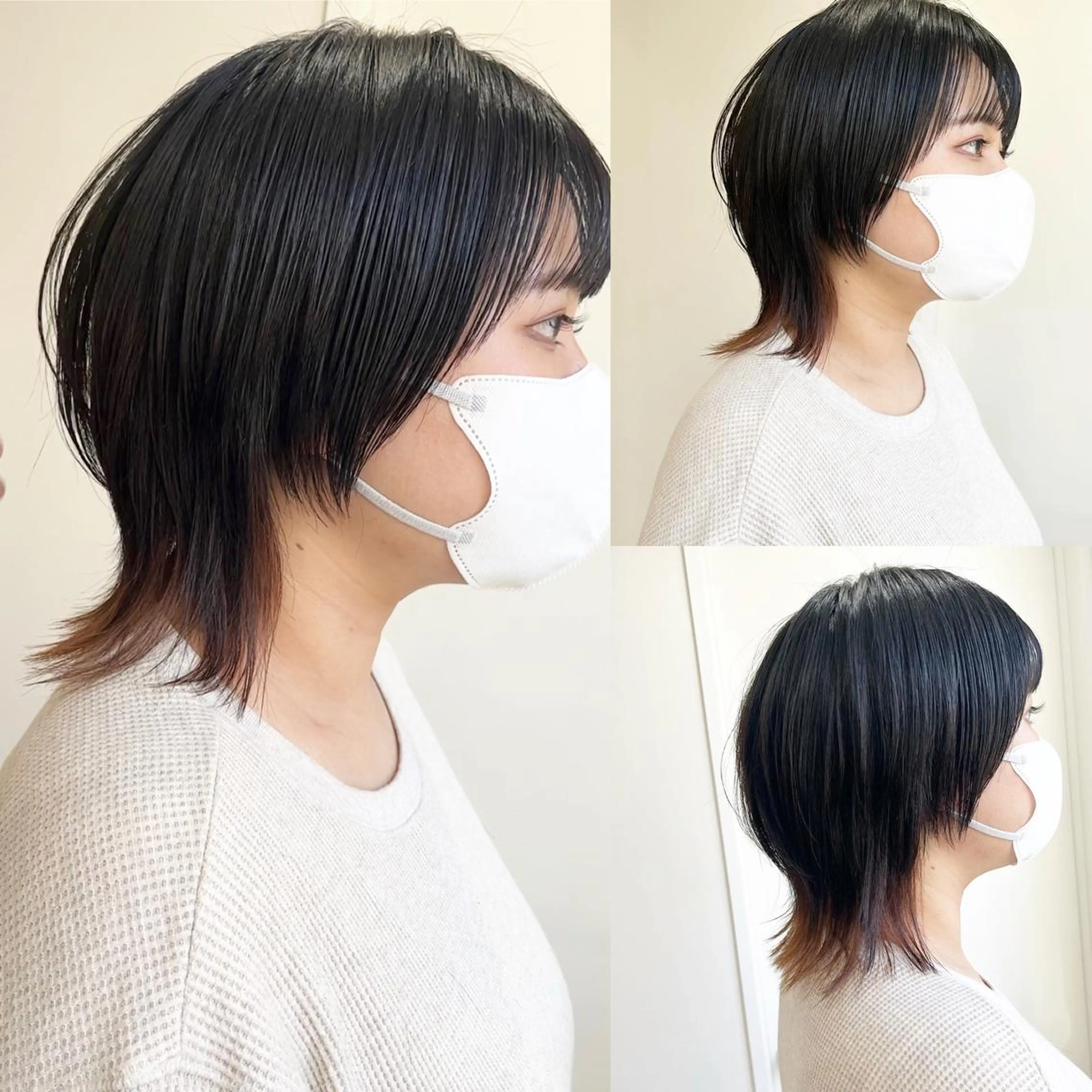 ショート ショートヘア ウルフカット ショート&ボブ井上 菜樹のヘアスタイル