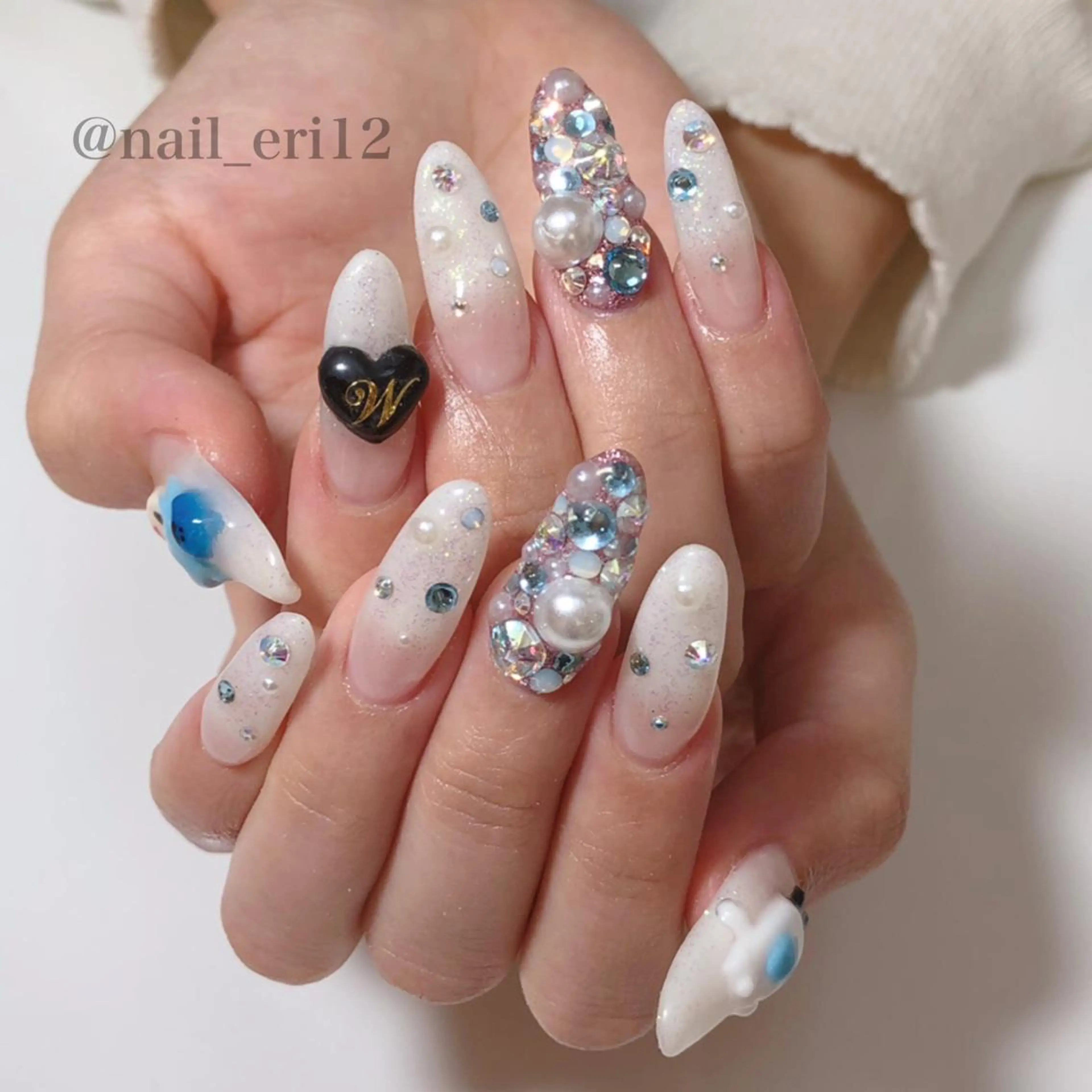 ミディアム ネイル nail salon &e eriのネイルデザイン