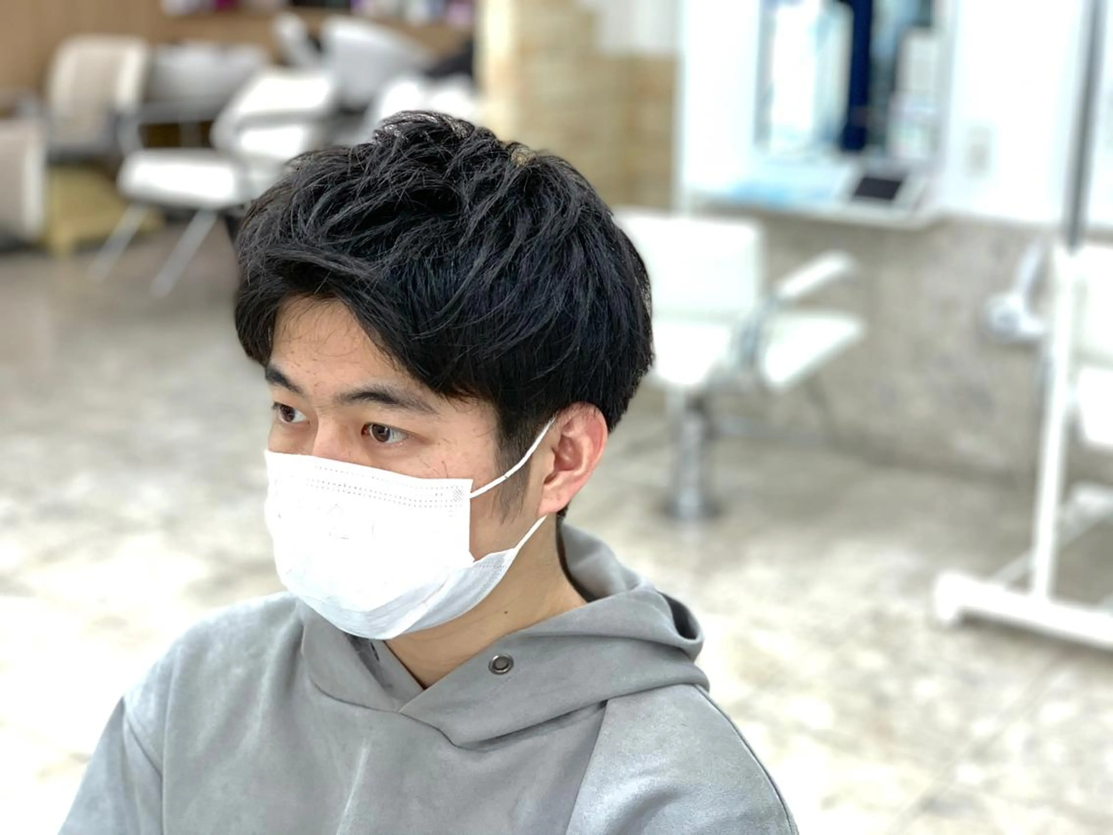 ショート ハイライト&曲がる 縮毛矯正特化 玉置のヘアスタイル