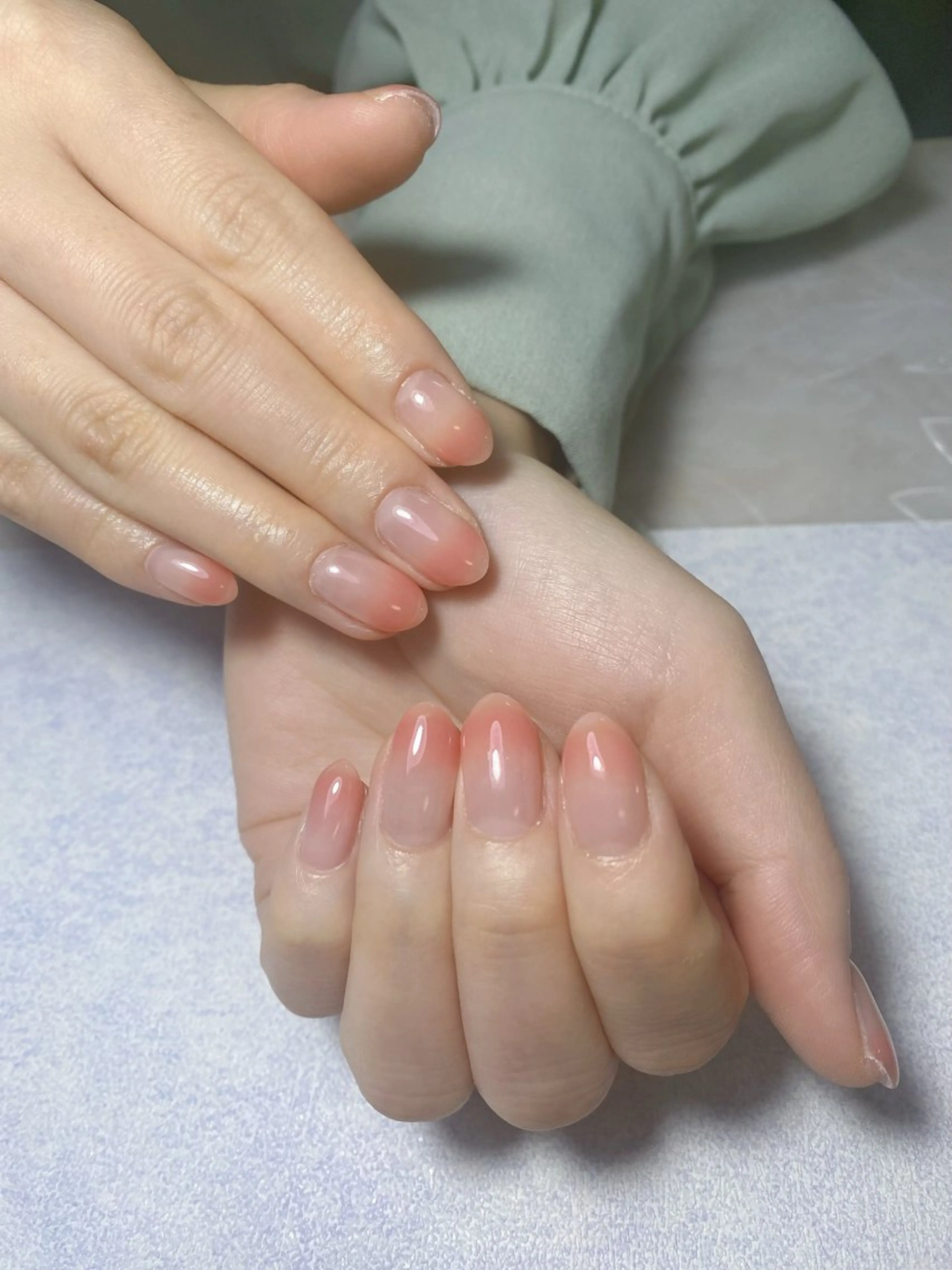 ネイル アートネイル フレンチネイル ジェルネイル グラデーション 韓国ネイル Nail Salon kihi大塚店のネイルデザイン