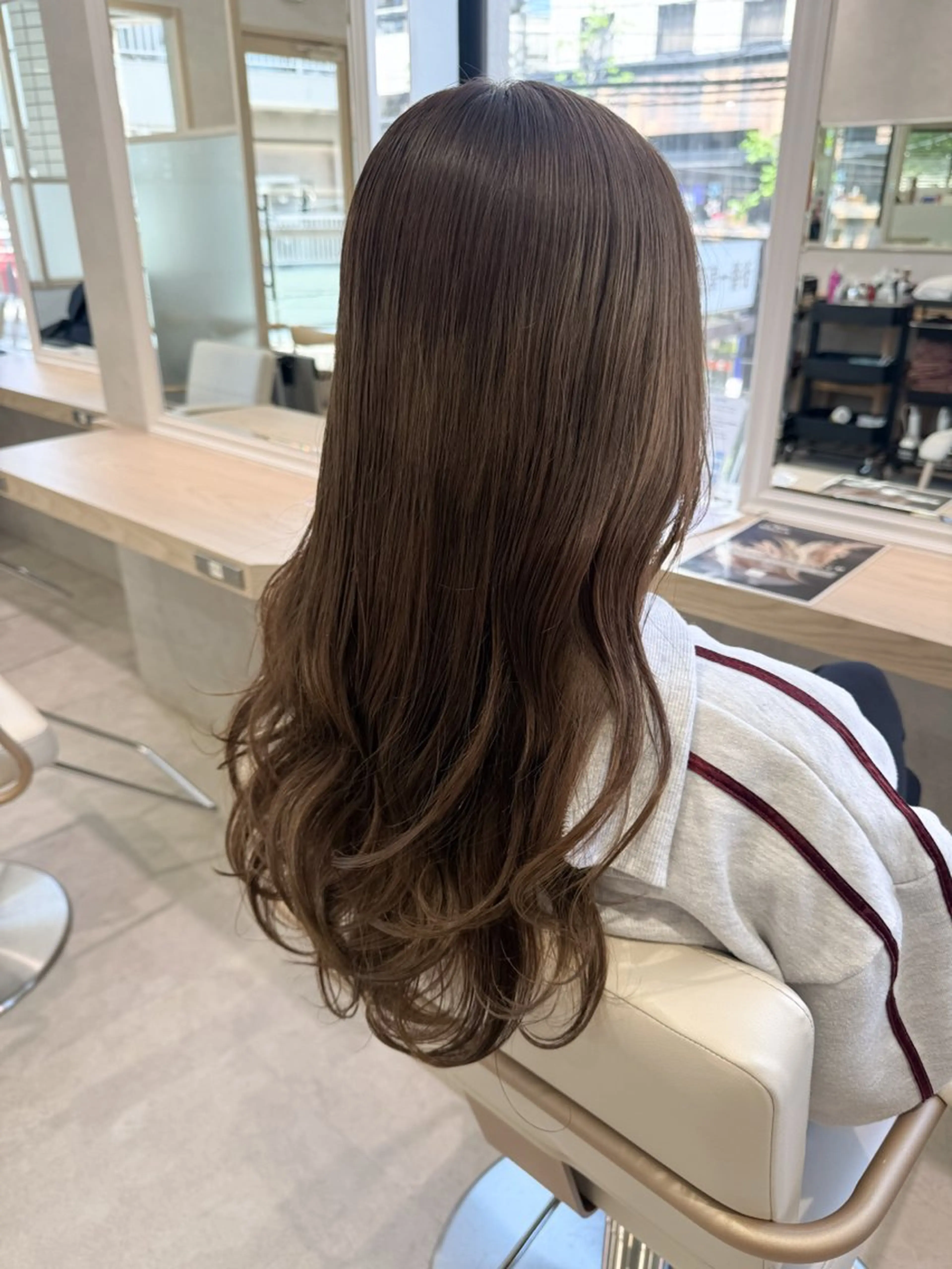 ロング カット パーマ トリートメント 美髪⭐︎髪質改善 井上　康司のヘアスタイル