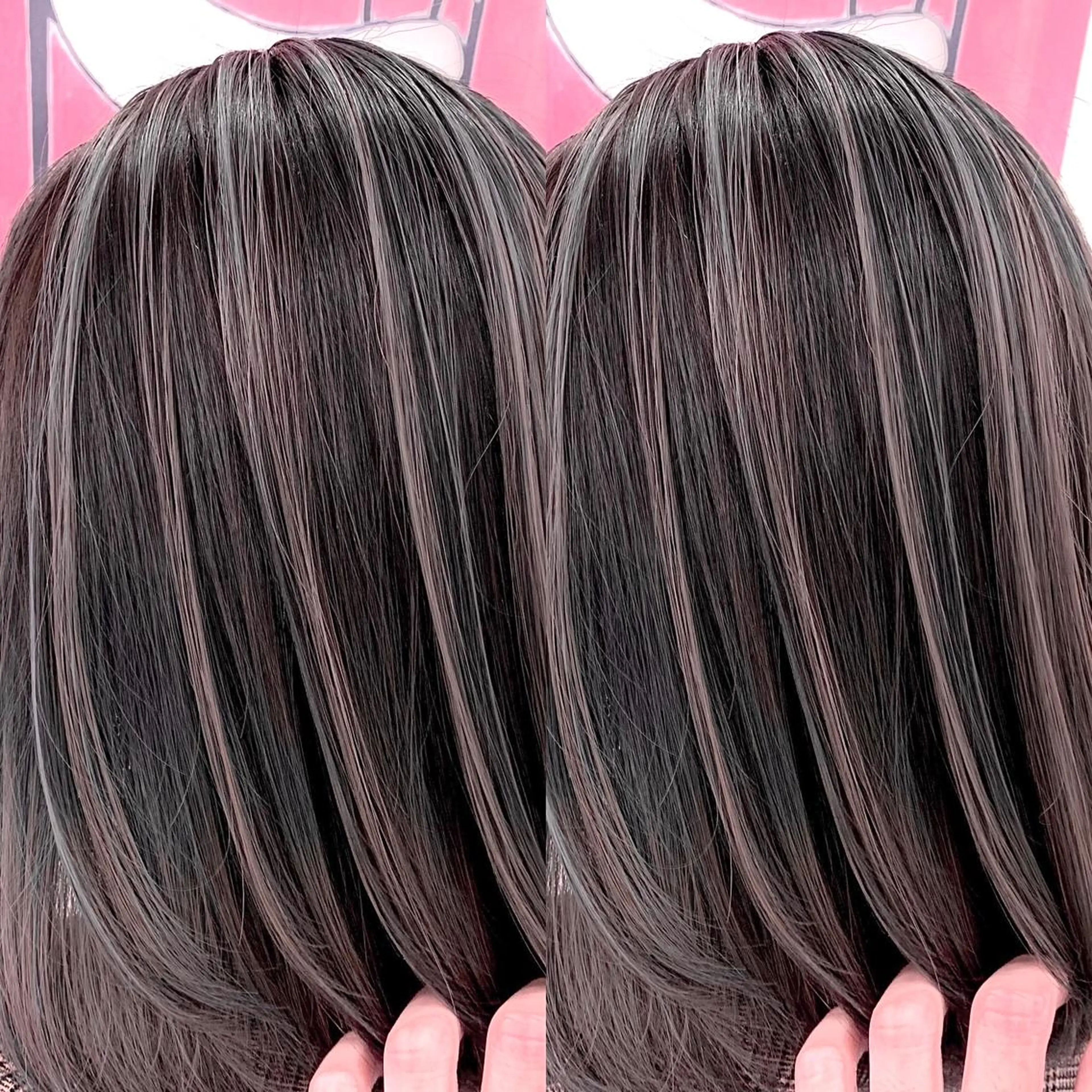 ミディアム レイヤーカット カット ヘアカラー トリートメント 縮毛矯正/ 髪質改善/橋口のヘアスタイル