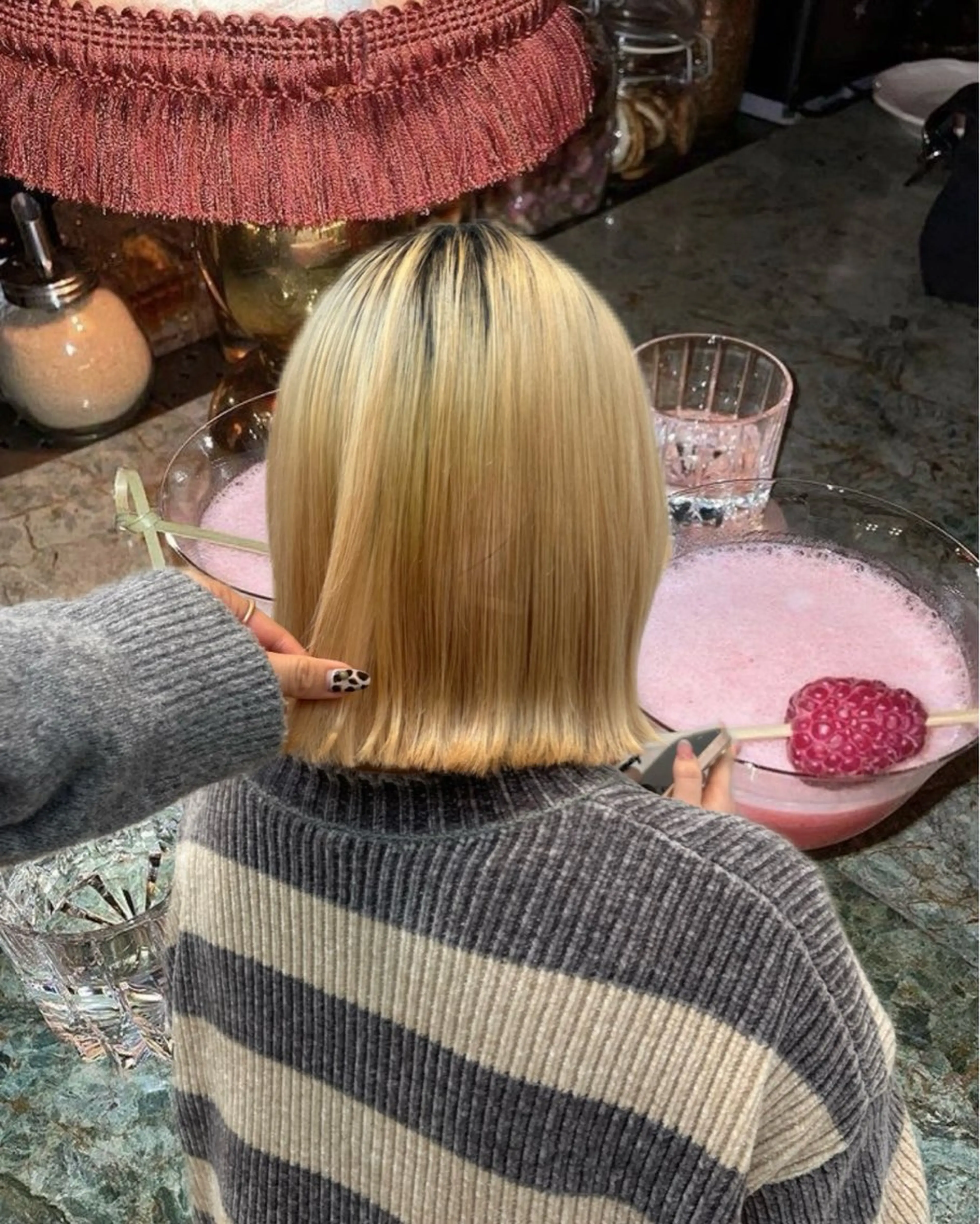 ショート カラー ひより🩷韓国ヘアー _髪質改善カラーのヘアスタイル