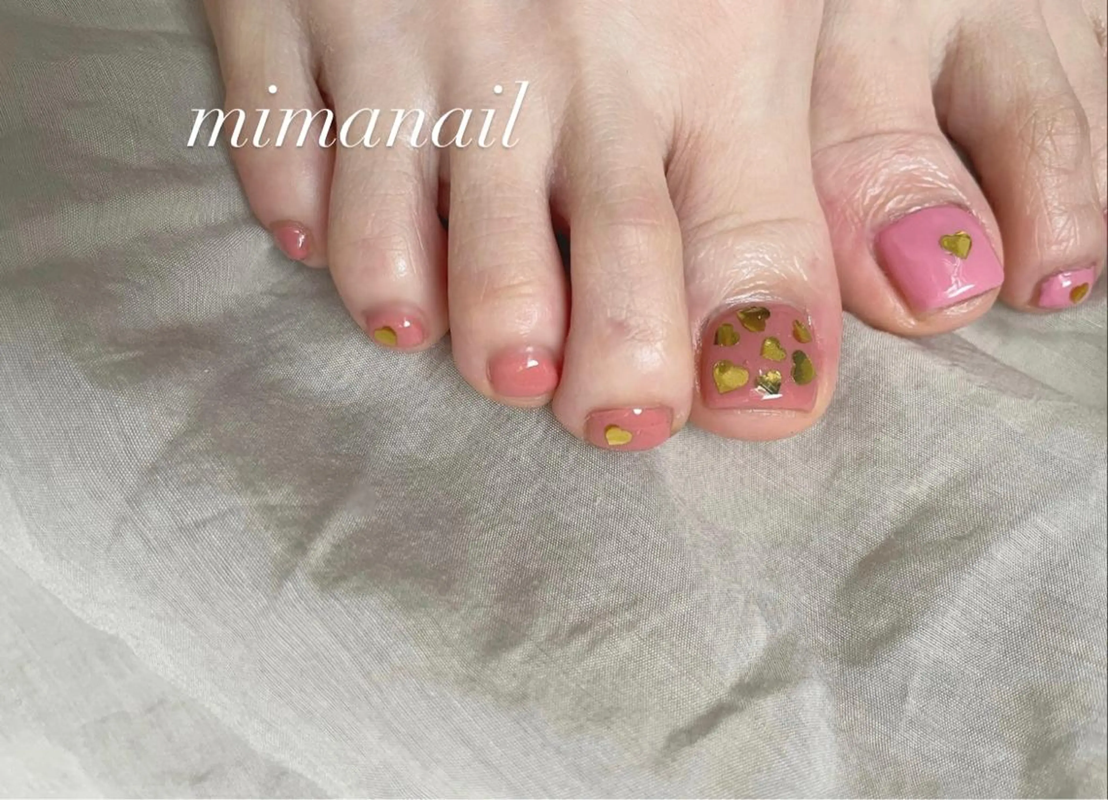 ネイル フットネイル mima nailのネイルデザイン
