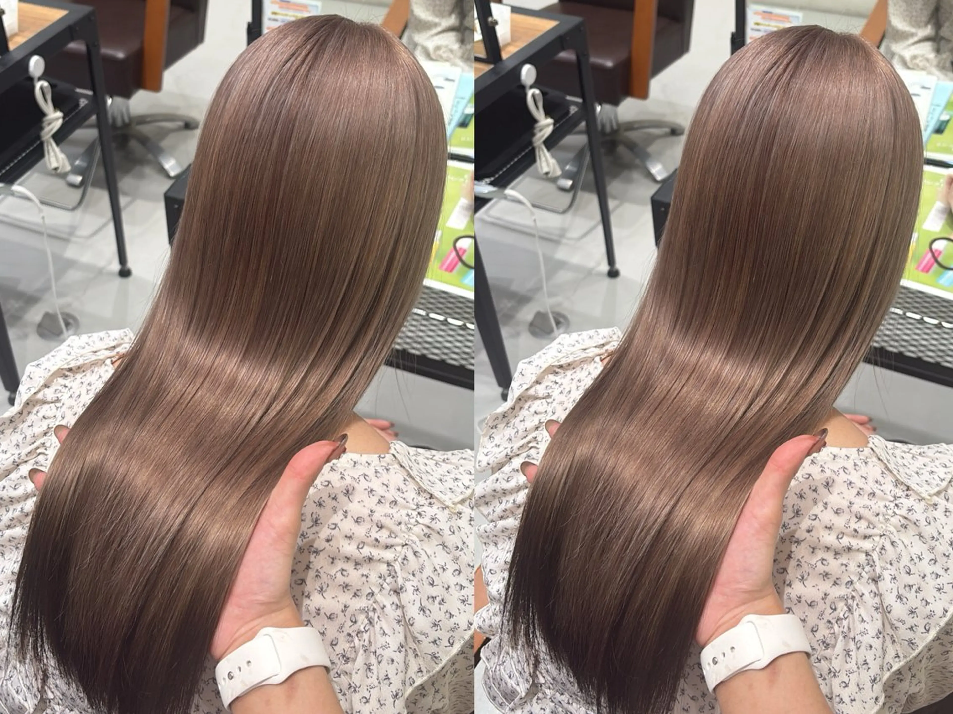 ロング カラー ヘアカラー 天野 結香のマツエク・マツパデザイン