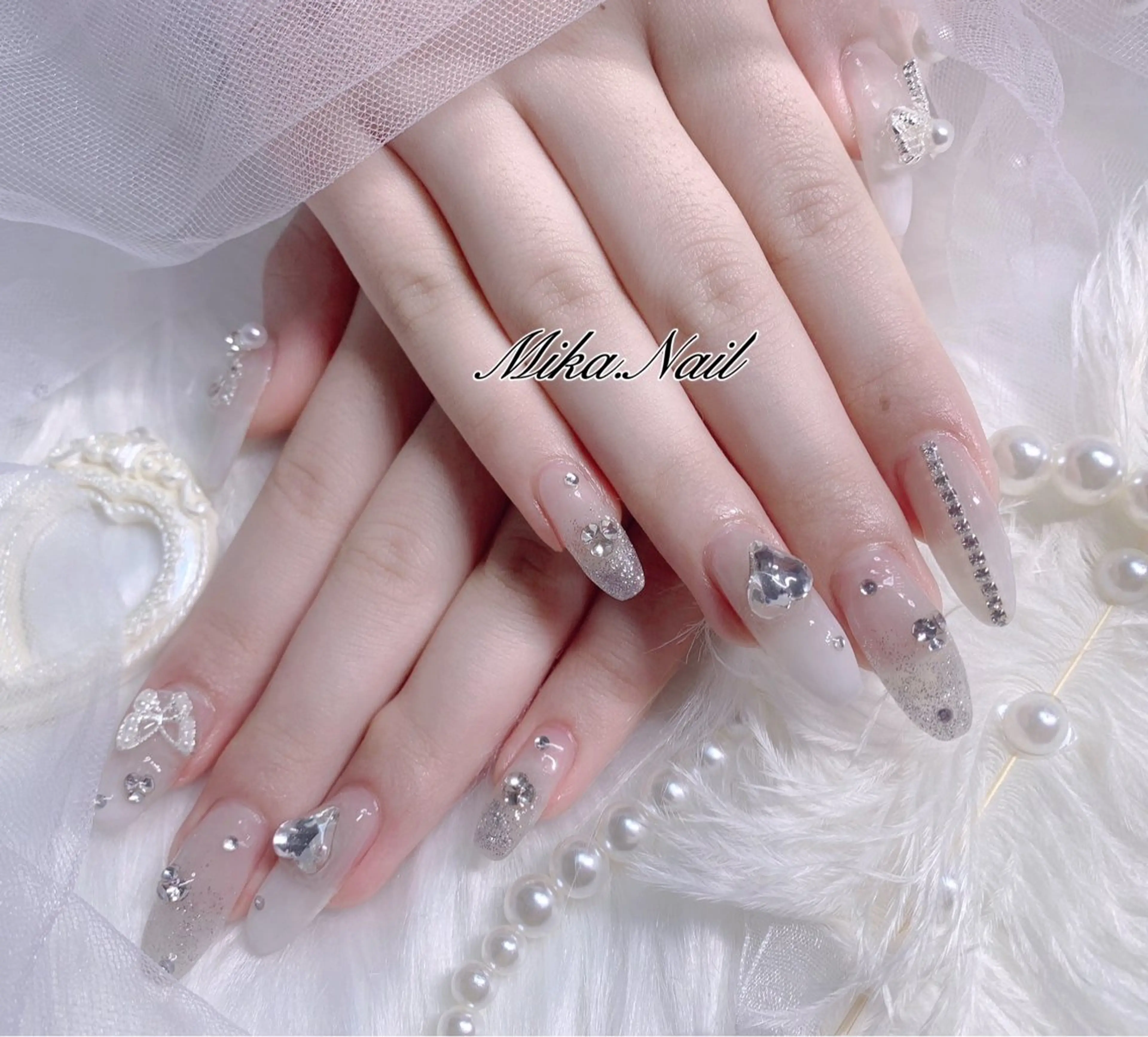 ネイル バレンタイン Mika Nailのネイルデザイン