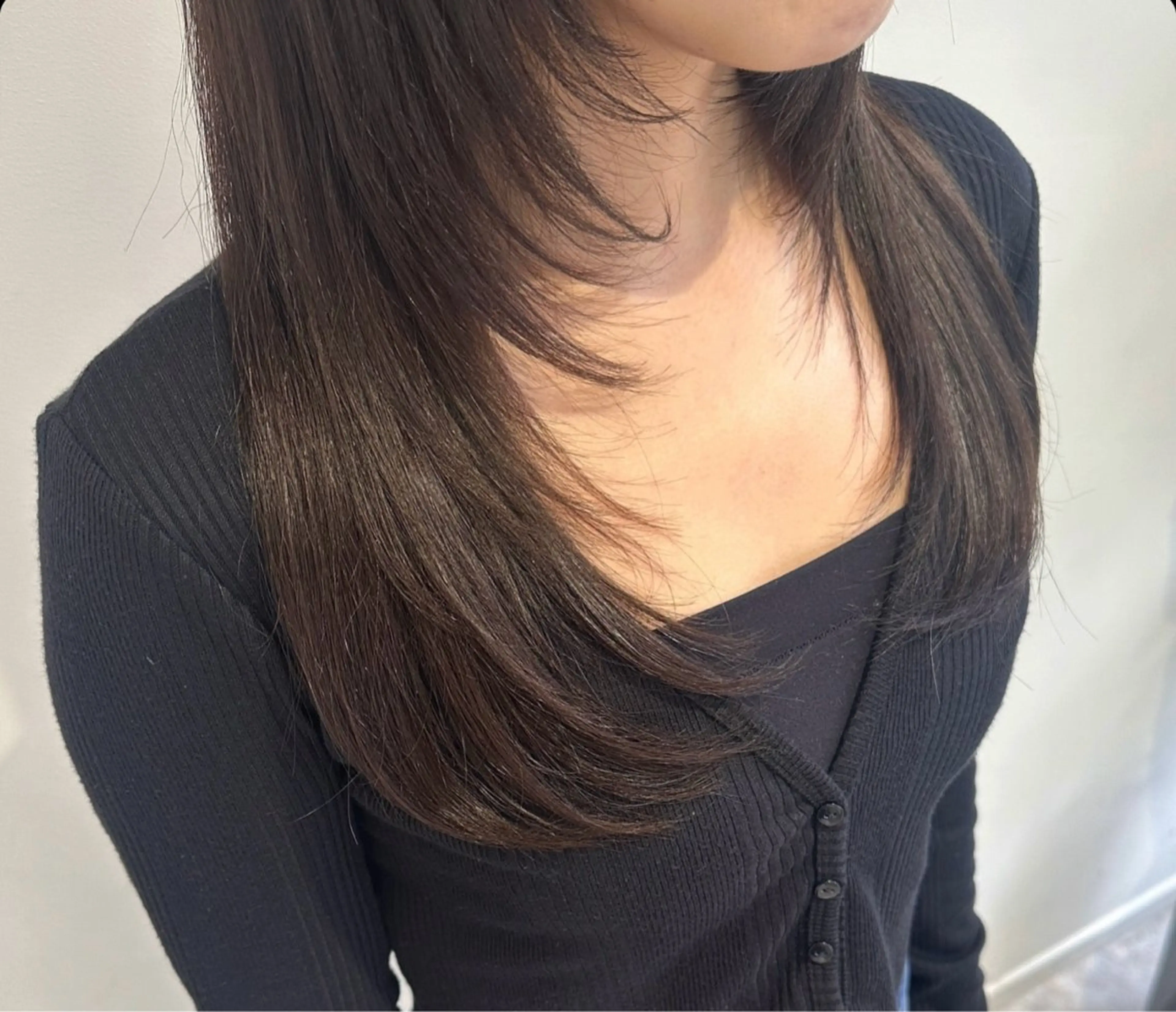 ロング カット 唐澤 千尋のヘアスタイル