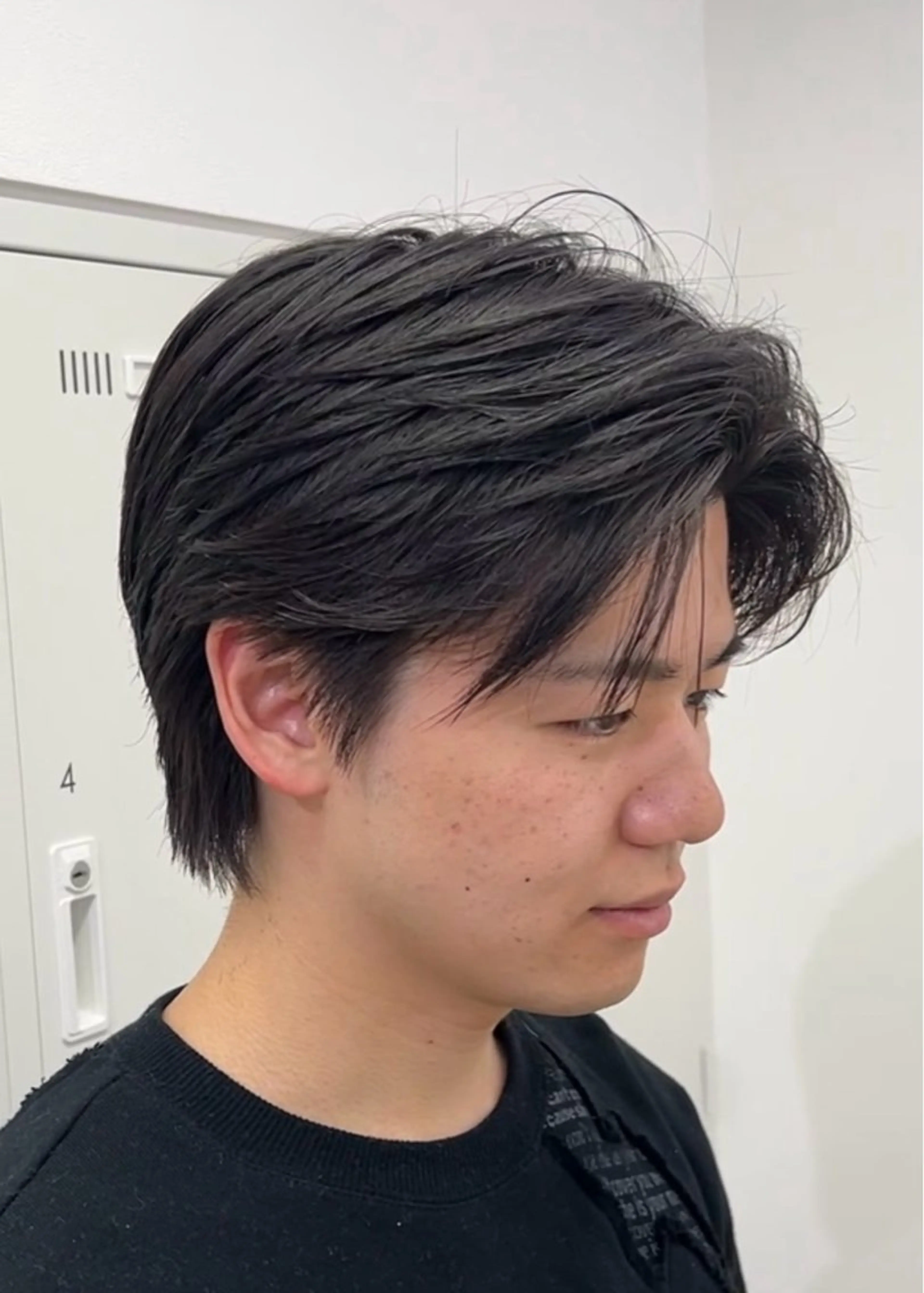 ミディアム パーマ メンズ カット パーマ ♠️メンズ特化／ 社 由樹♠️のヘアスタイル