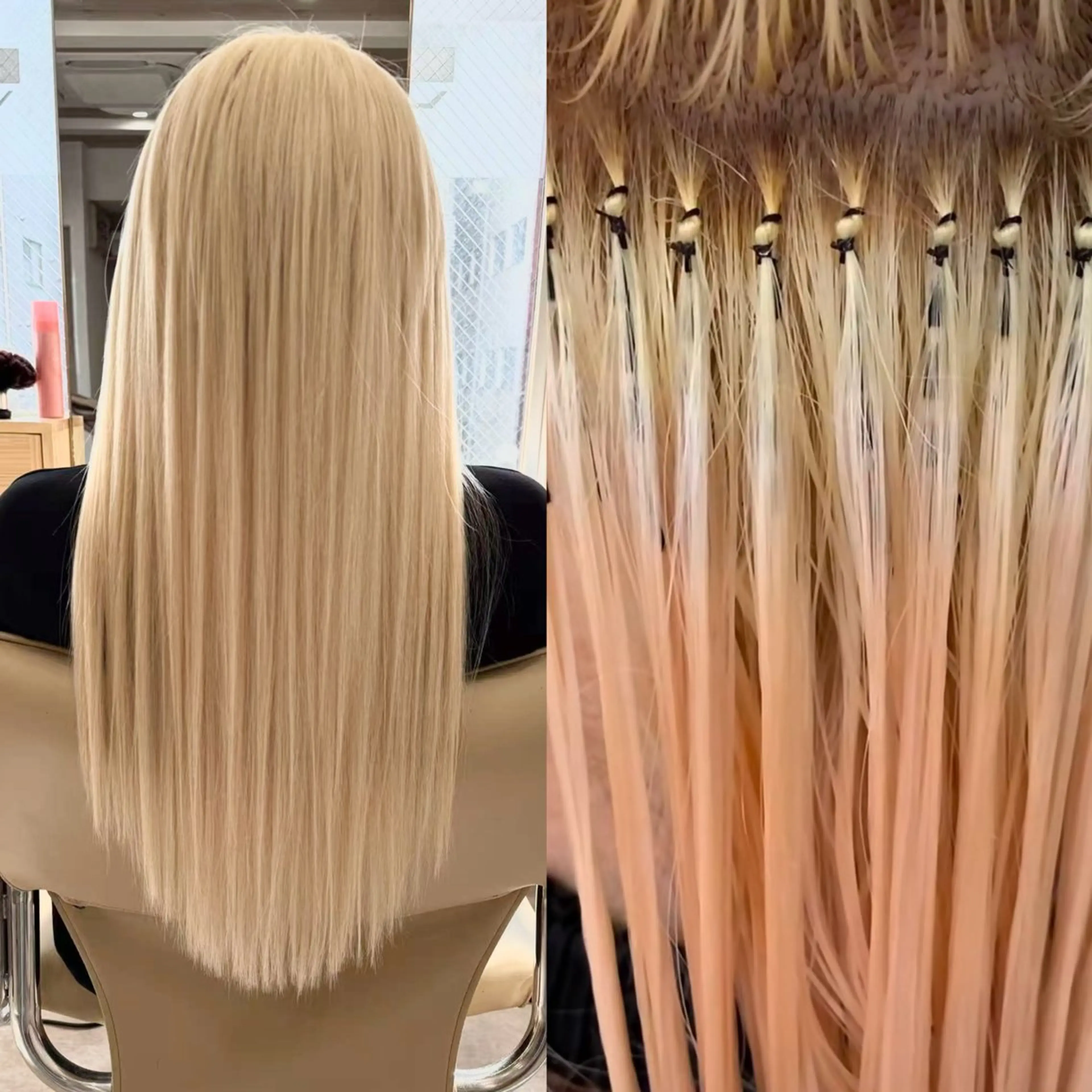 ロング エクステ OLD.L所属・エクステ＆カラー専門 羽エクステ　新大久保のヘアスタイル