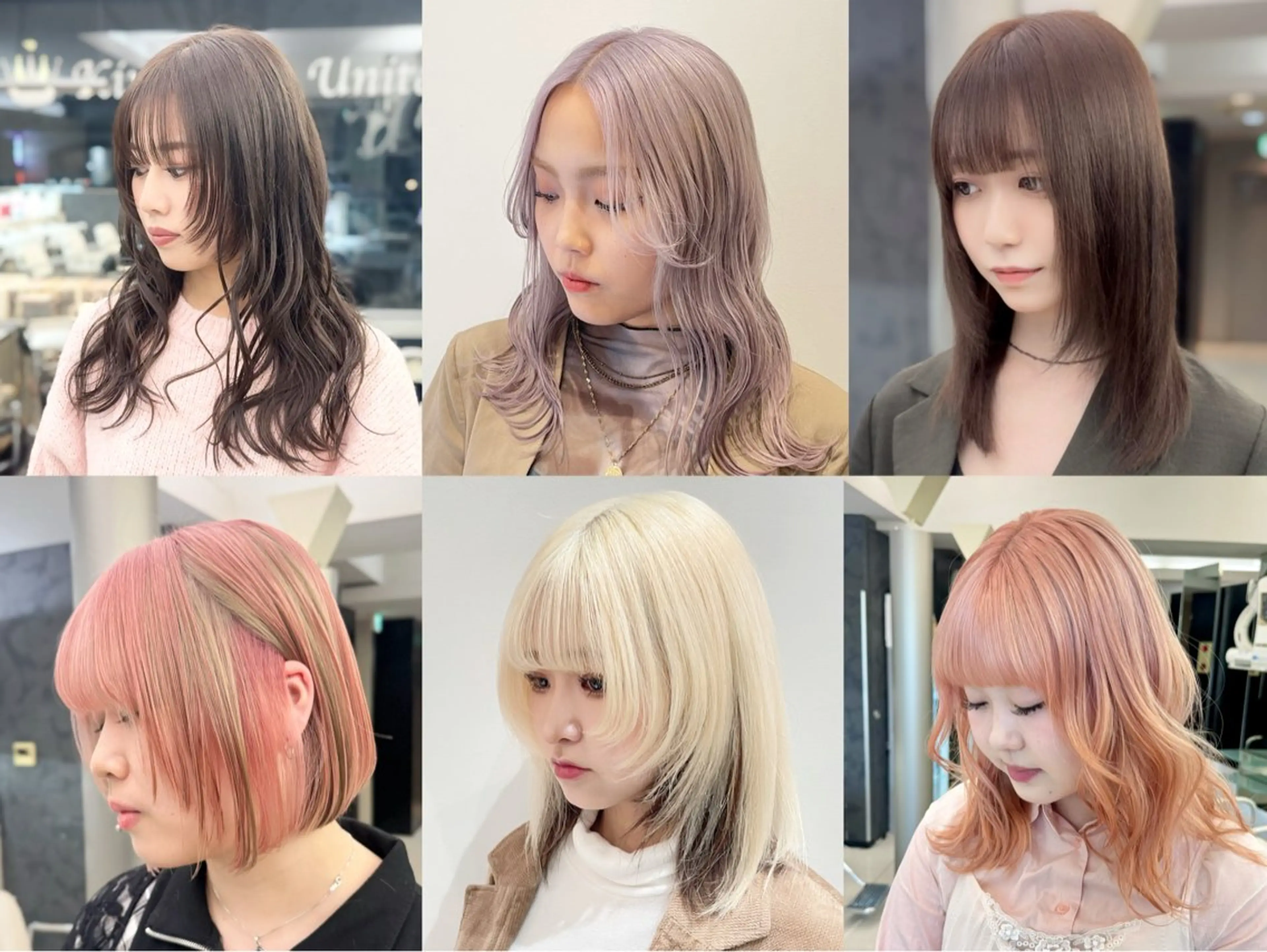 カラー ブリーチ 透明感カラー インナーカラー ピンクカラー 【美髪ストレート】✨ 小川さくらのヘアスタイル