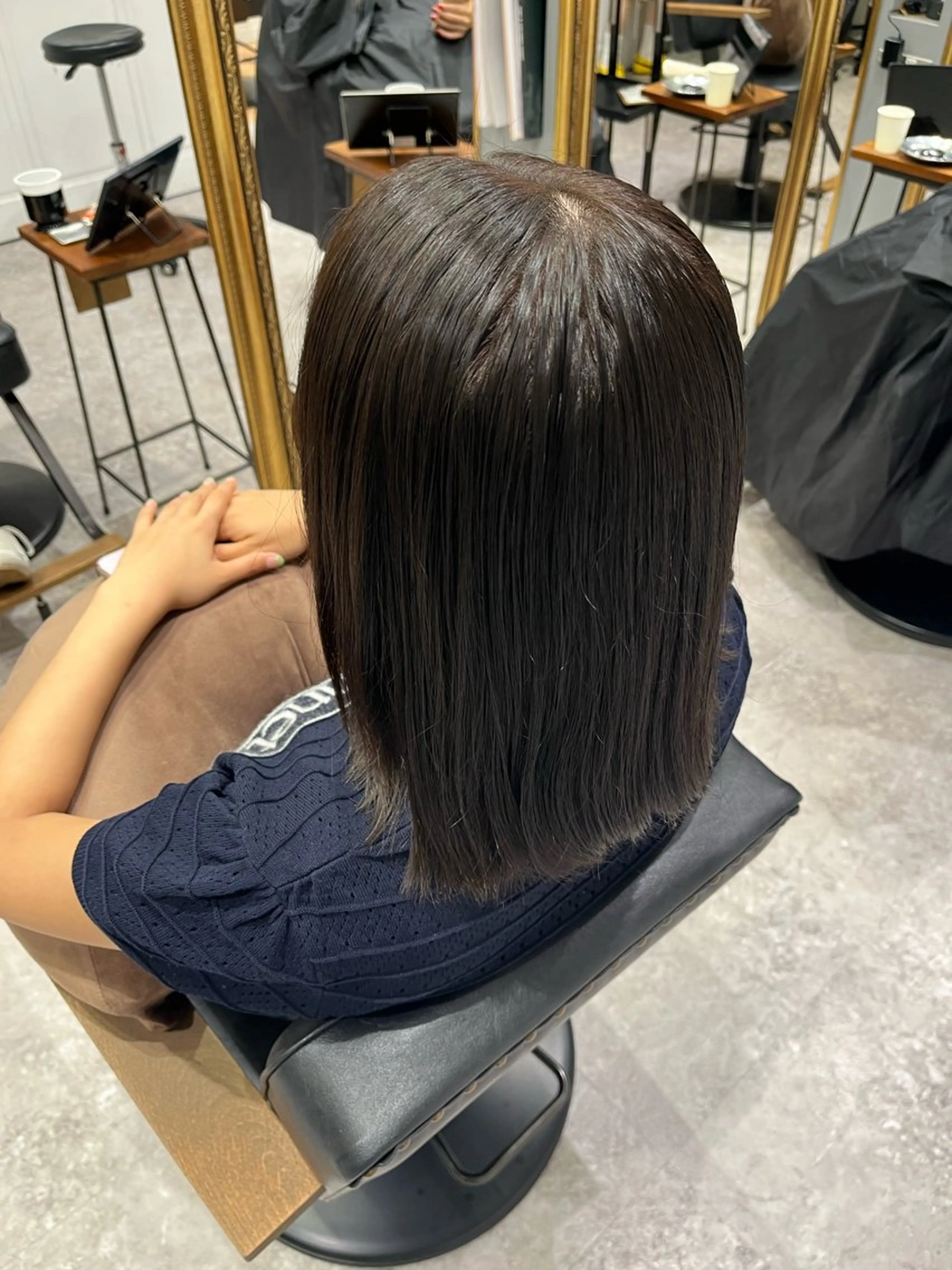 カラー ヘアカラー トリートメント 透明感カラー/モデル 募集/🎀MAI🎀のヘアスタイル