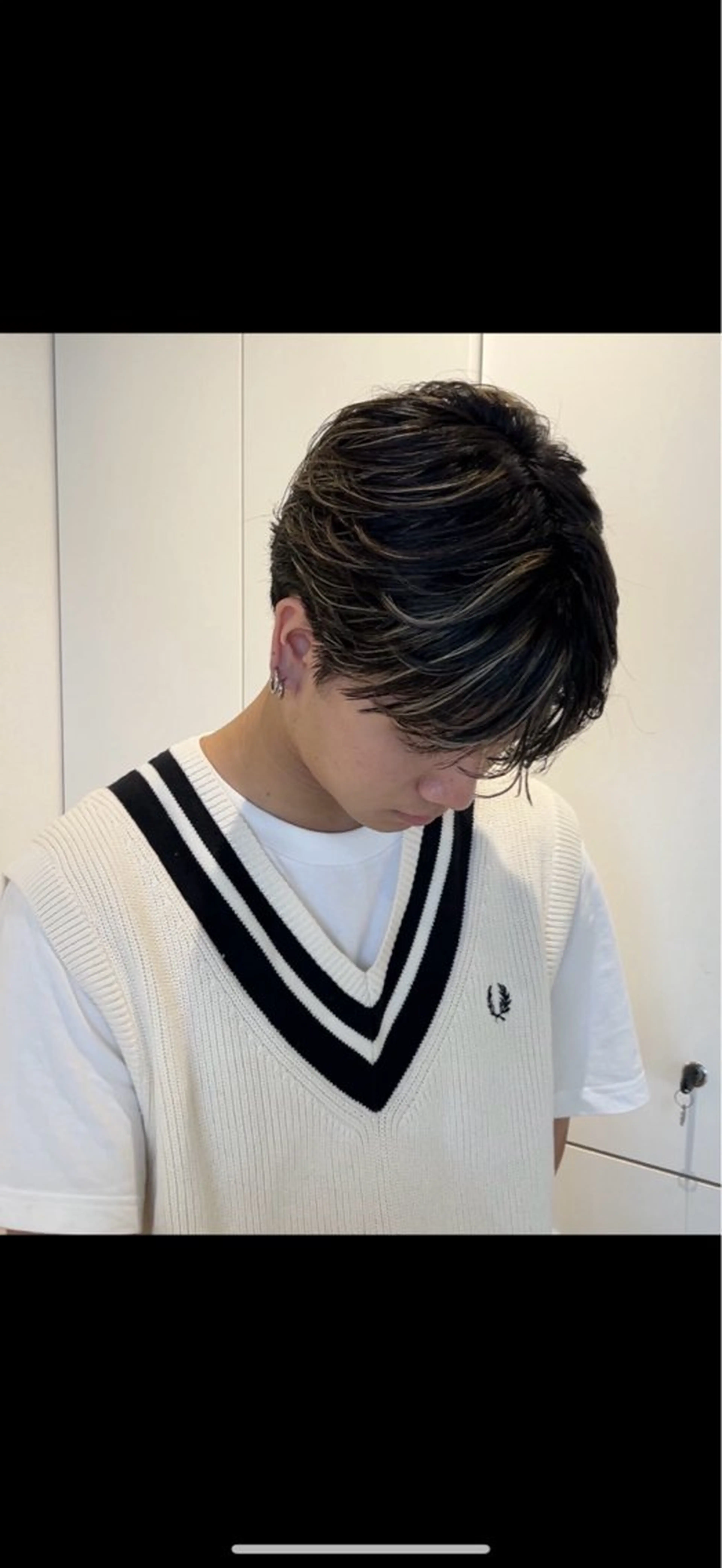 カラー メンズ ヘアカラー トリートメント ヘアセット 🤍透明感カラー🤍 韓国ヘア🇰🇷のヘアスタイル