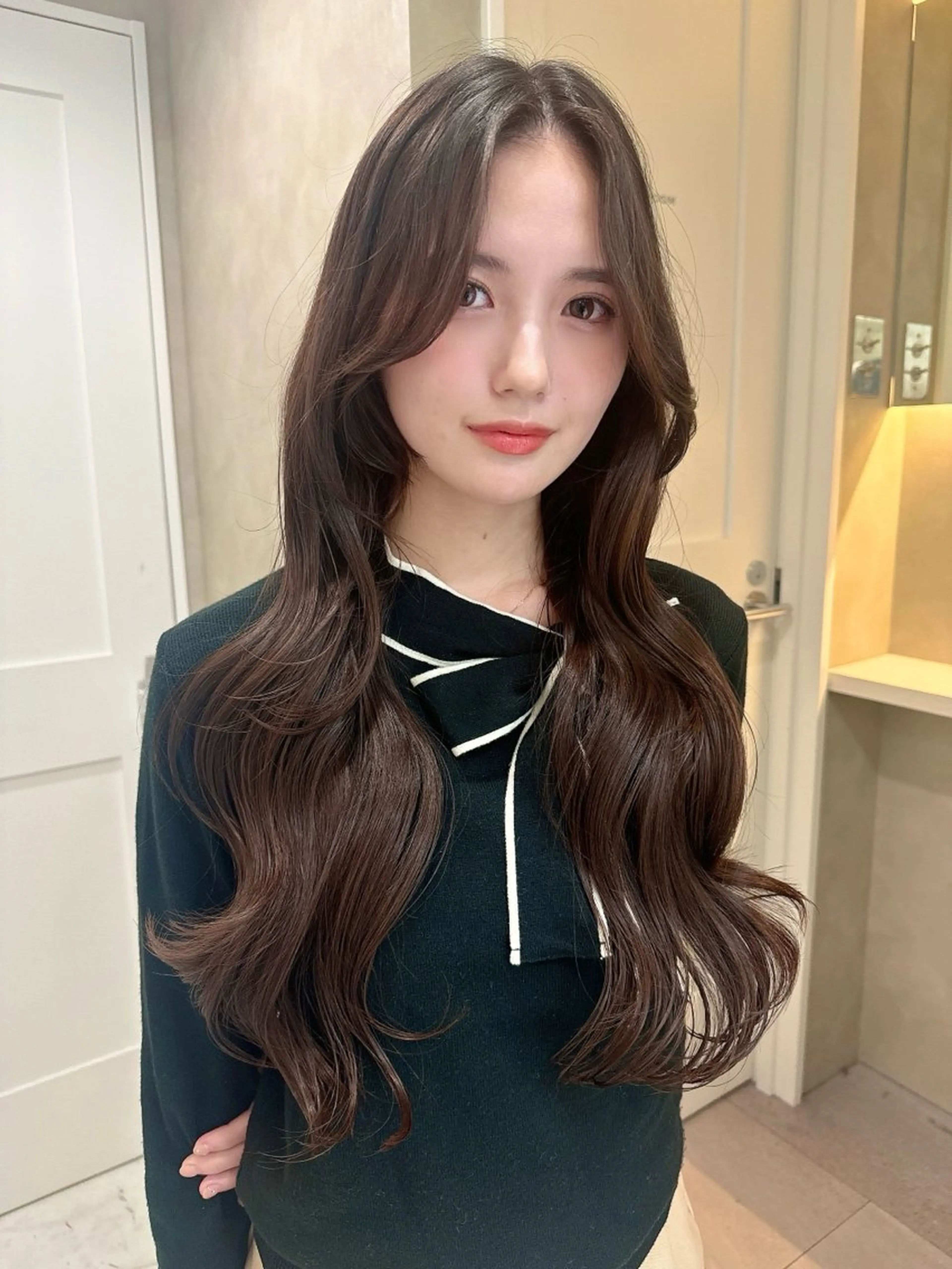 ロング カラー カット ヘアカラー トリートメント Cloe所属・久世 聡のヘアスタイル