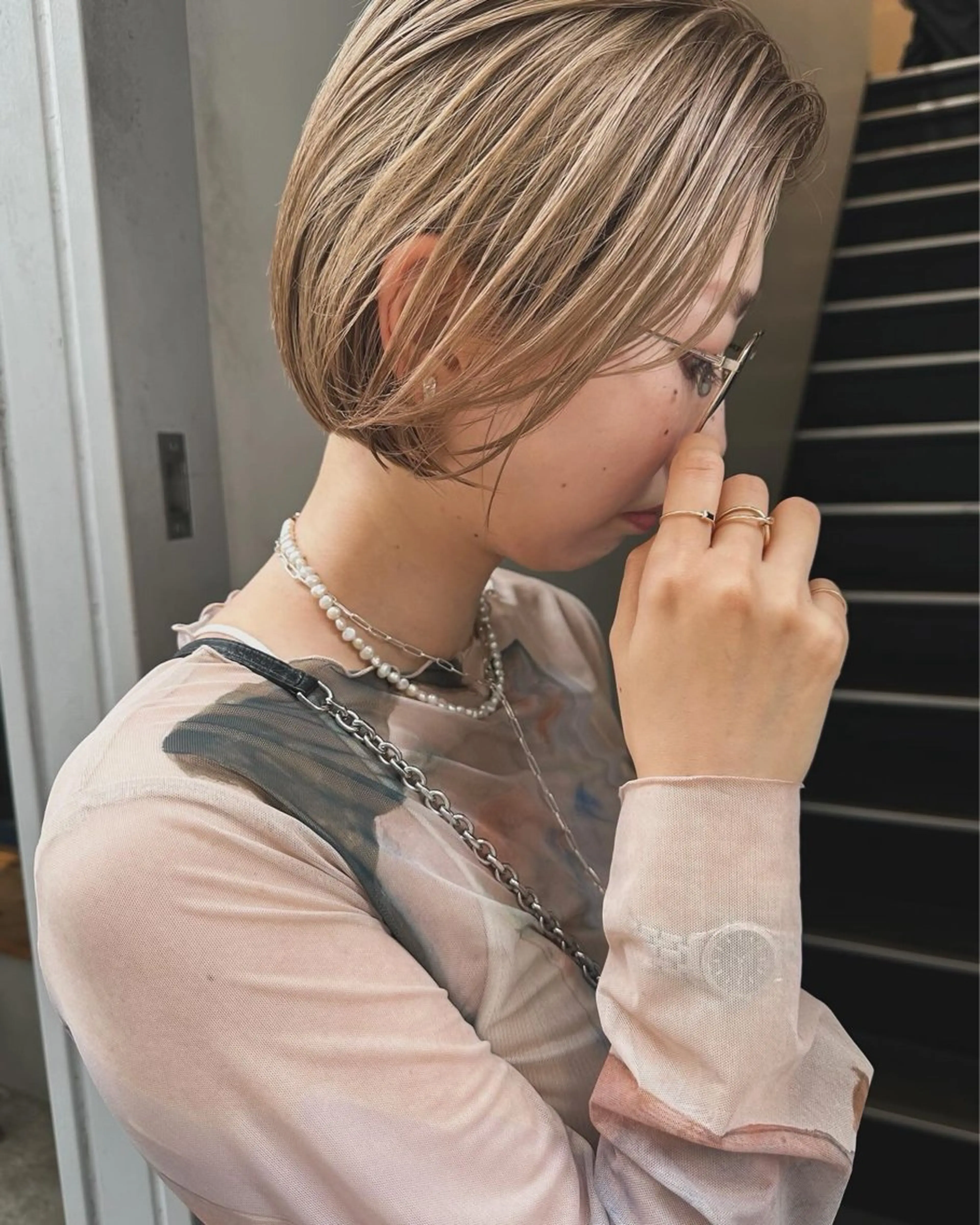 ショート カット ヘアカラー トリートメント ボブ／パーマ指名 No. 1🍃れんとのヘアスタイル