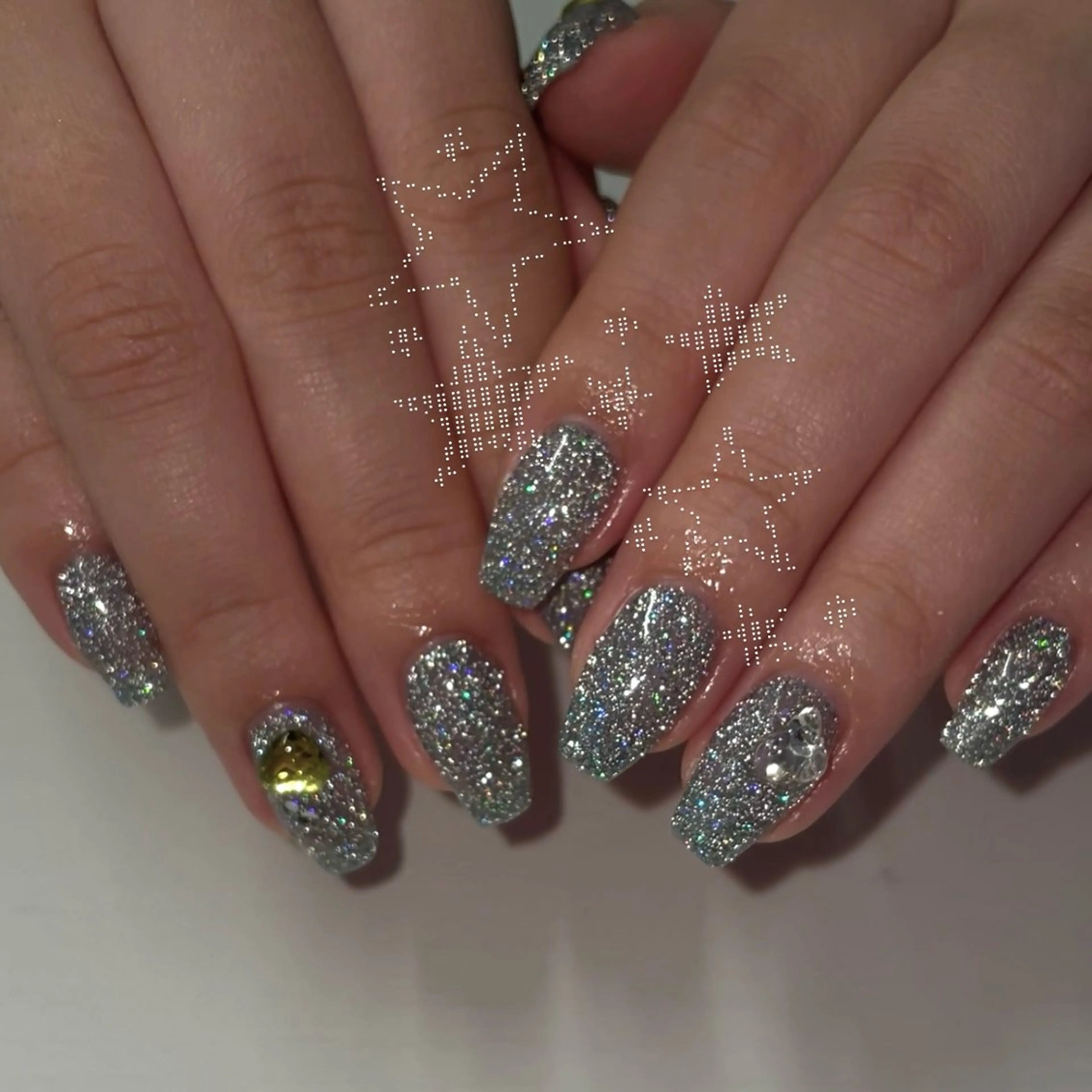 ネイル ハンドネイル yuna@ 練習生☘️のネイルデザイン