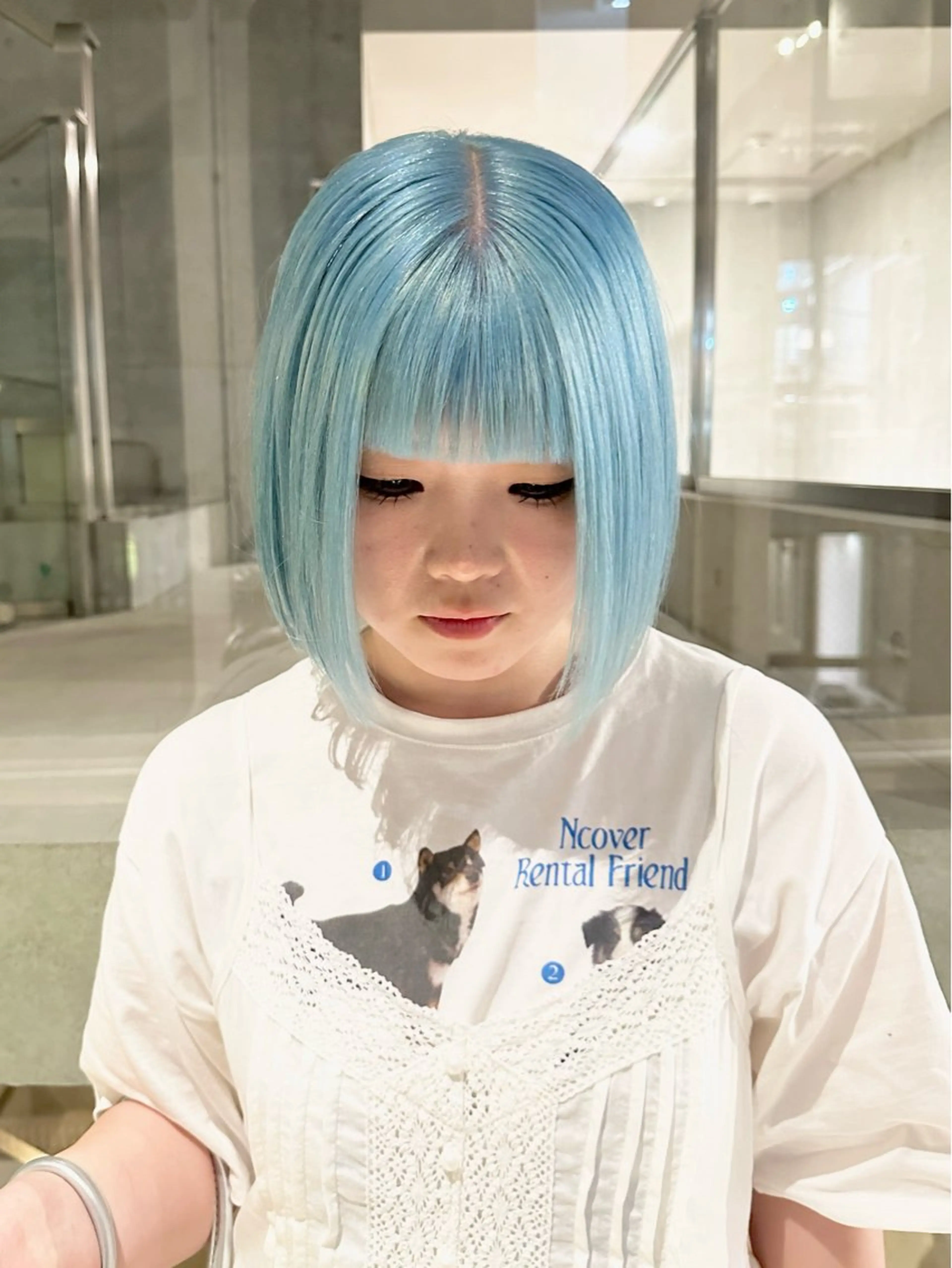 ショート カラー カット ヘアカラー トリートメント kai .のヘアスタイル