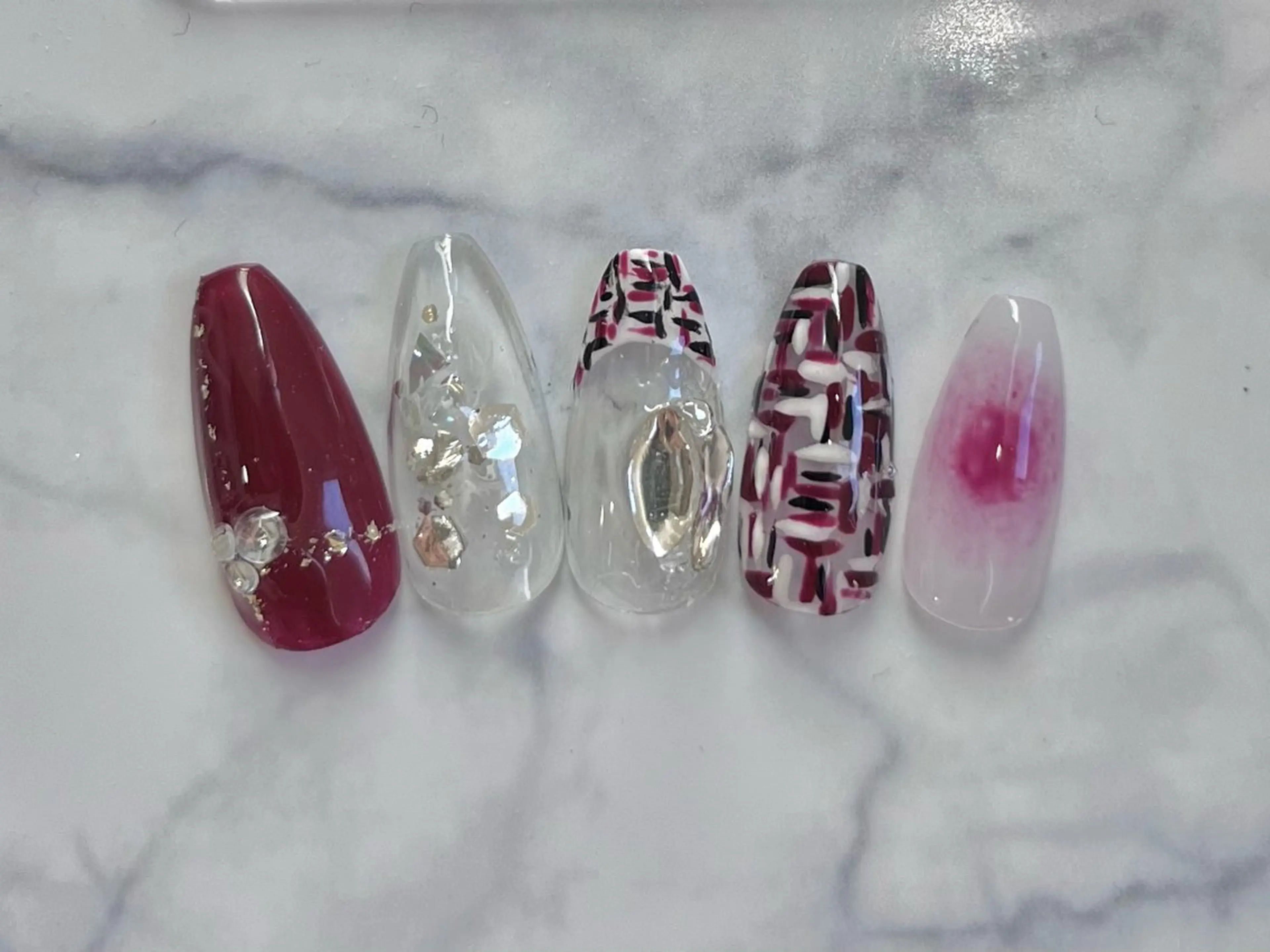 ネイル ツイードネイル Queen nail所属・QUEEN ＮＡＩＬのネイルデザイン