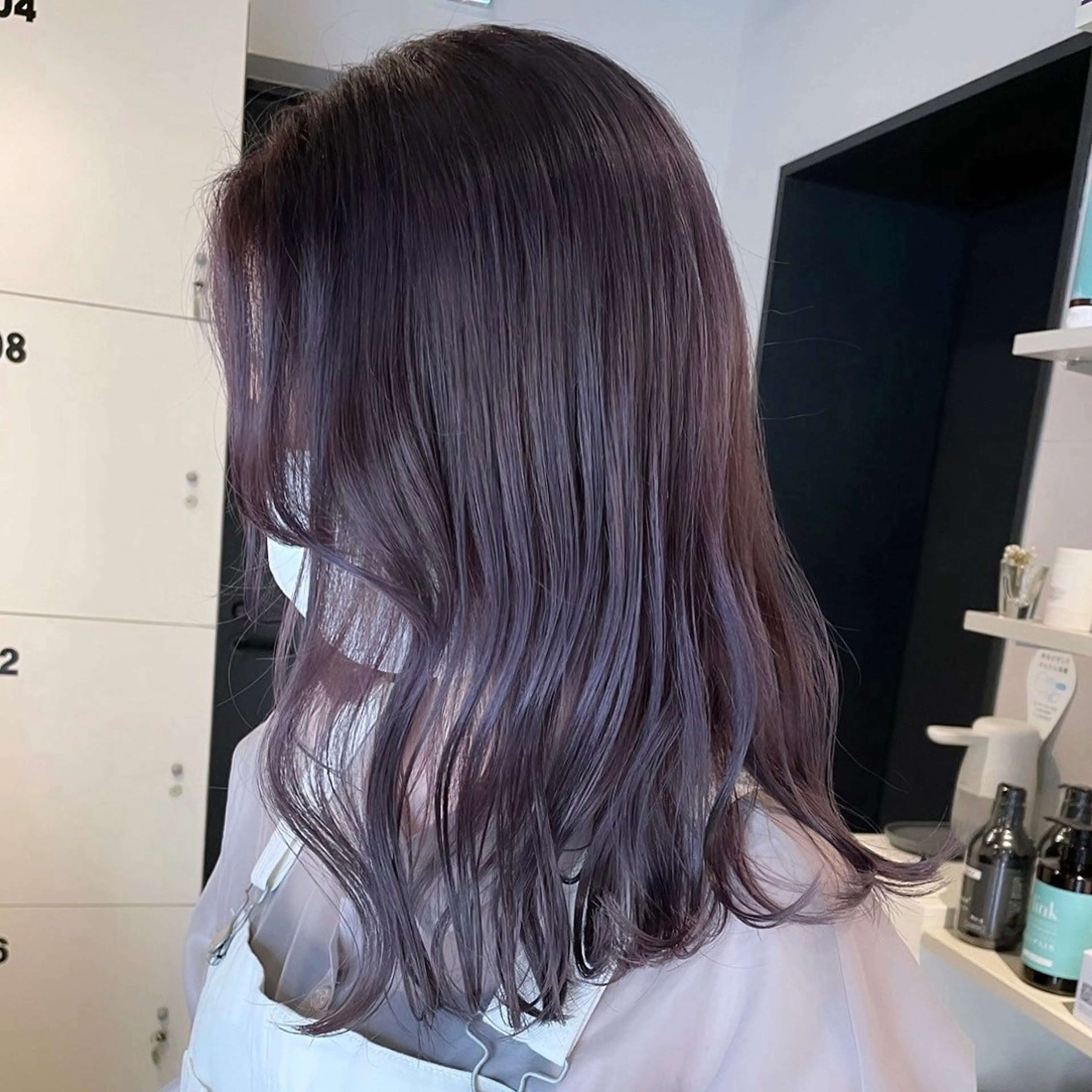 セミロング カラー ヘアカラー トリートメント Ameri 新宿所属・𓆩︎🩸個性カラー SAKÜRA𓆪⋆˚のヘアスタイル
