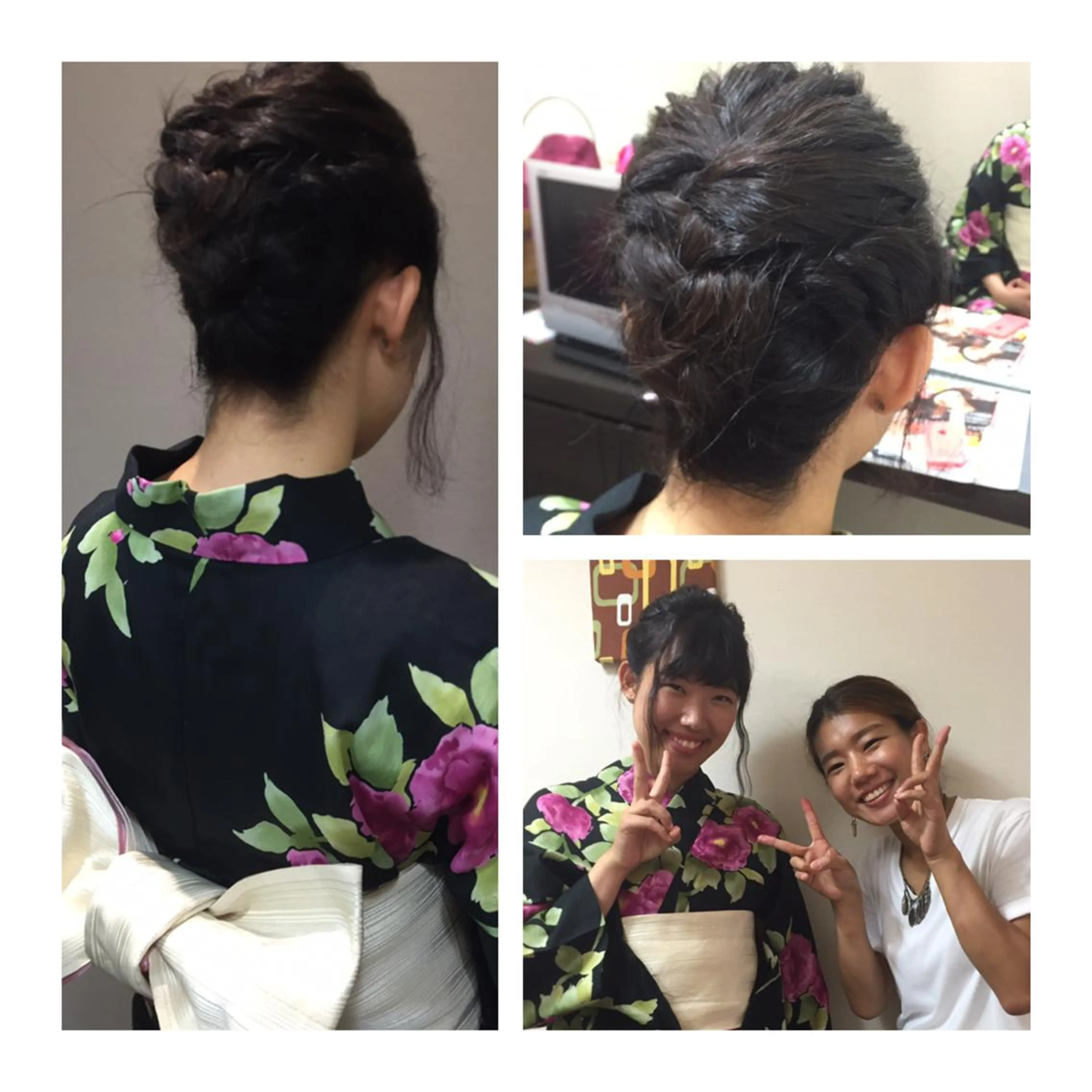 ヘアアレンジ 浴衣 三橋 和希のヘアスタイル