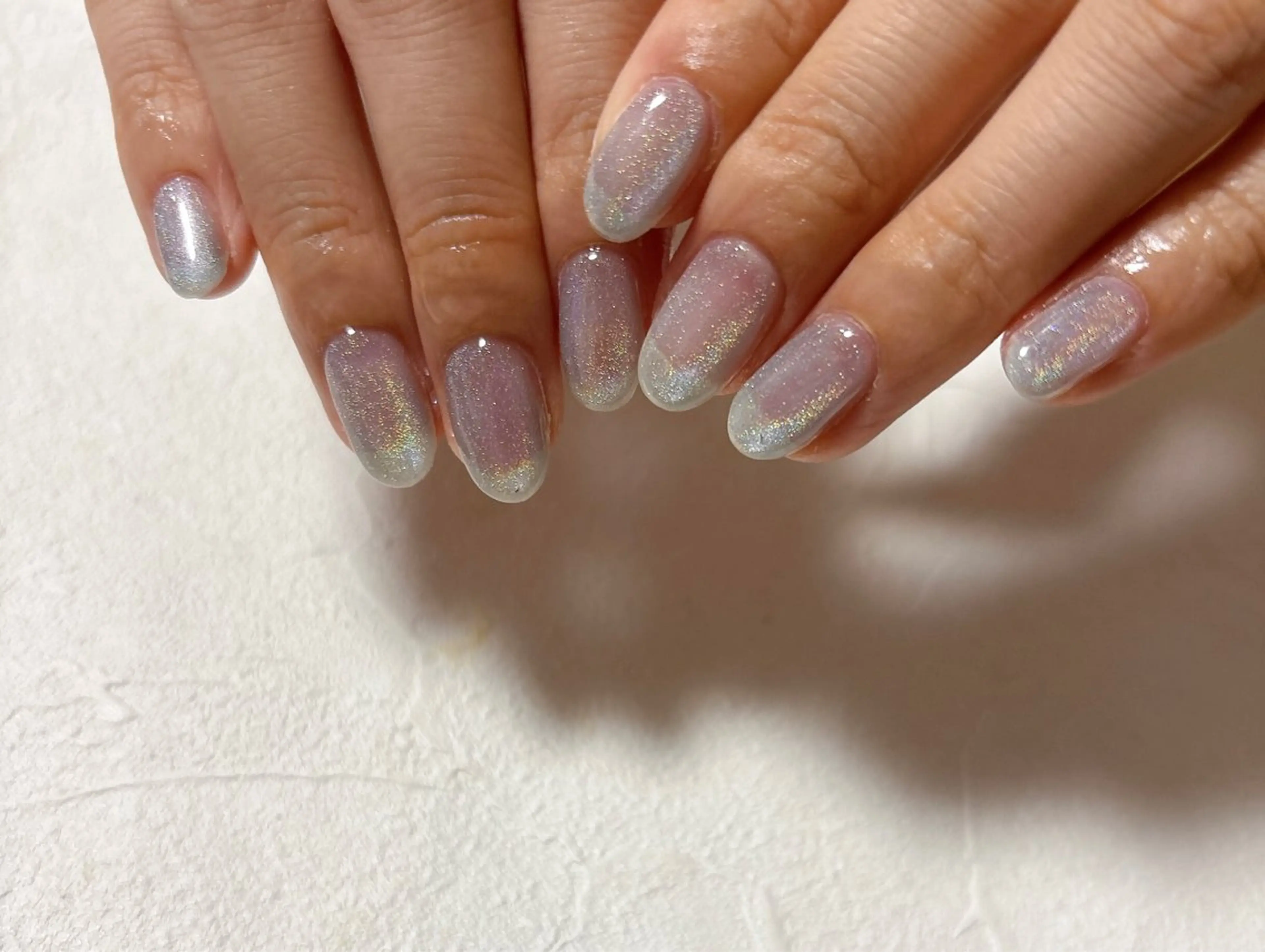 ネイル オーロラネイル フットネイル フレンチネイル ジェルネイル マグネットネイル ハンドネイル Mogu nail 二子玉川のネイルデザイン