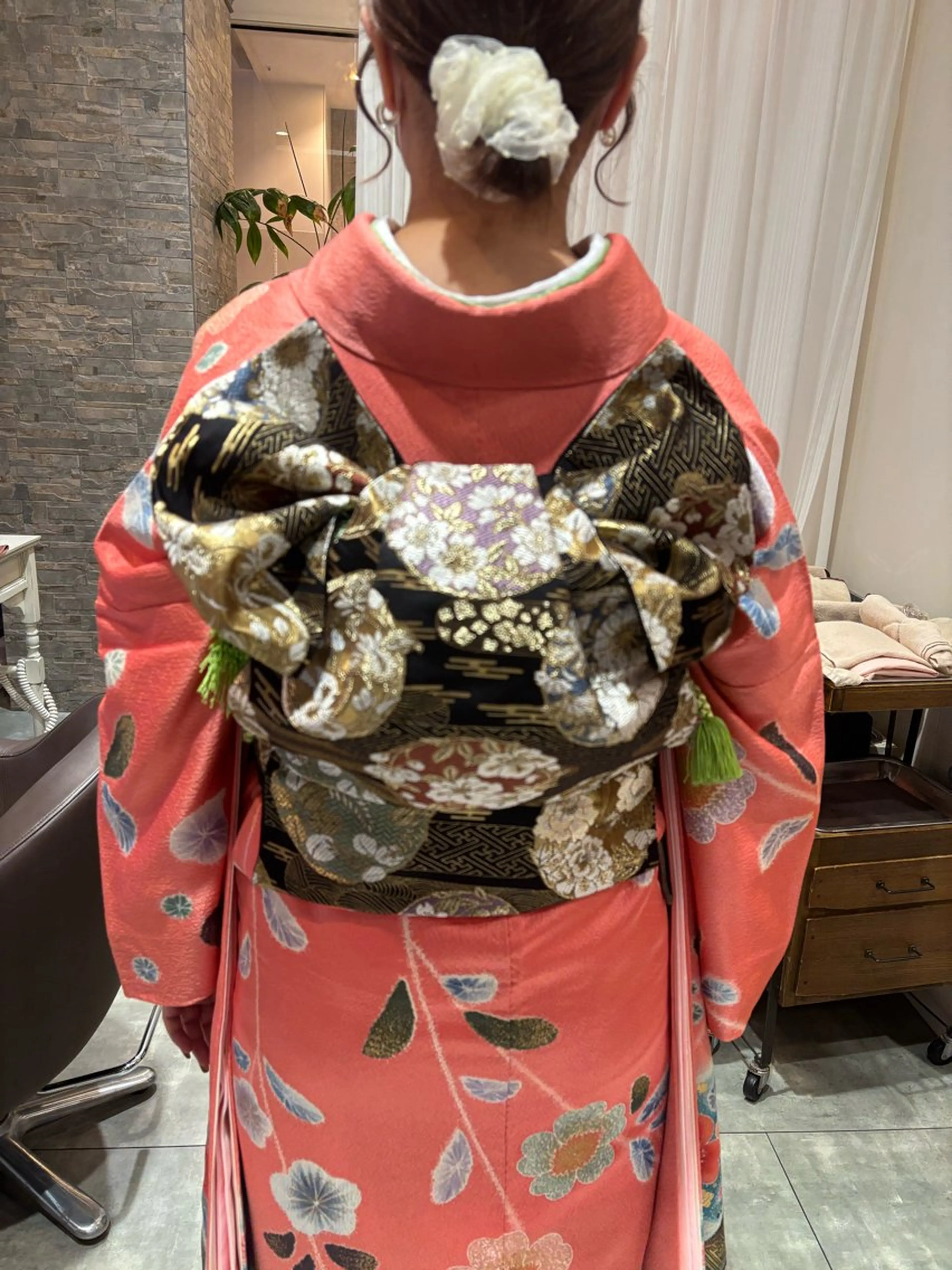 Rinka暖色カラー /縮毛矯正/梅田のマツエク・マツパデザイン