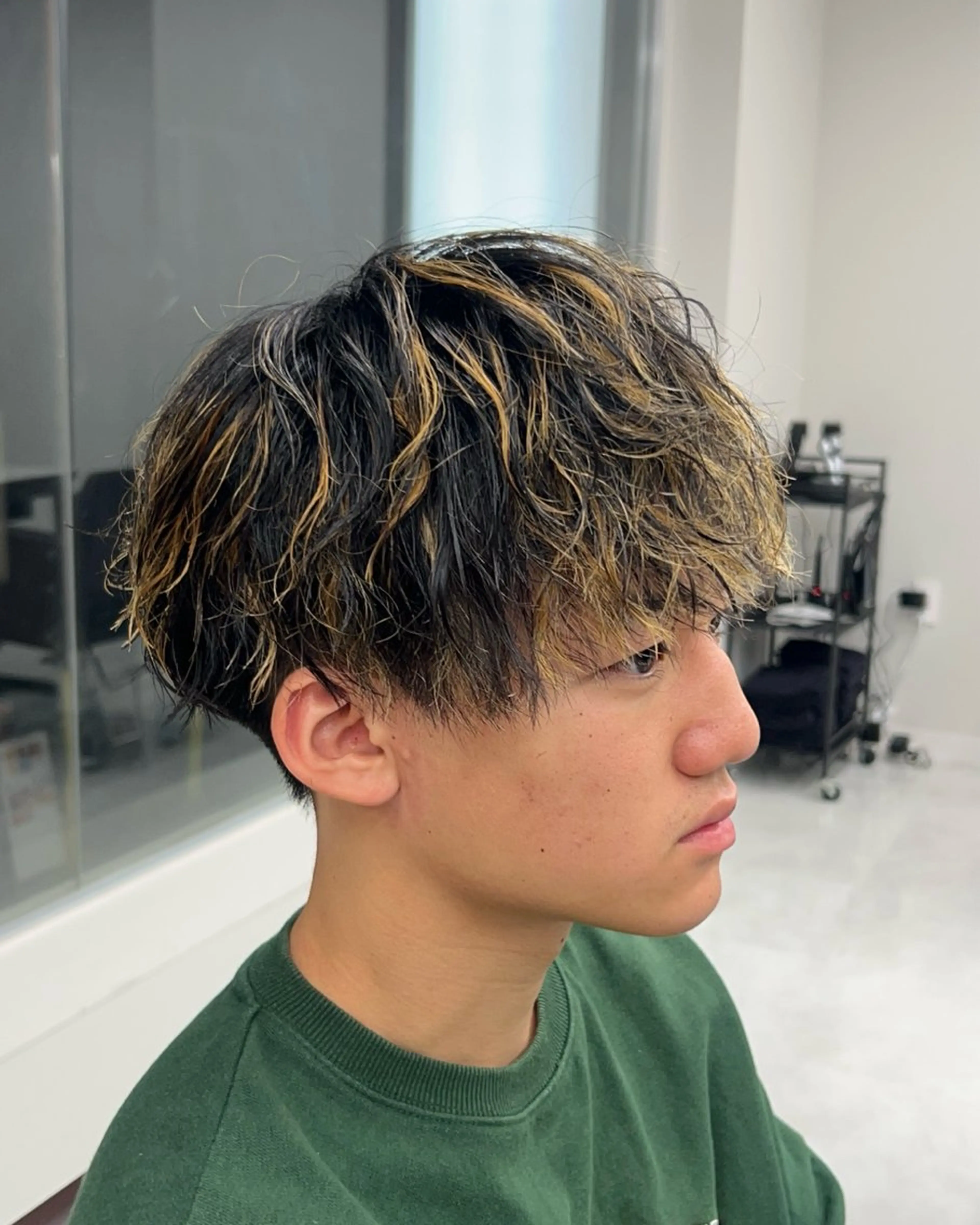 パーマ メンズ カット パーマ シャドウパーマ/ メンズ/KENTAのヘアスタイル