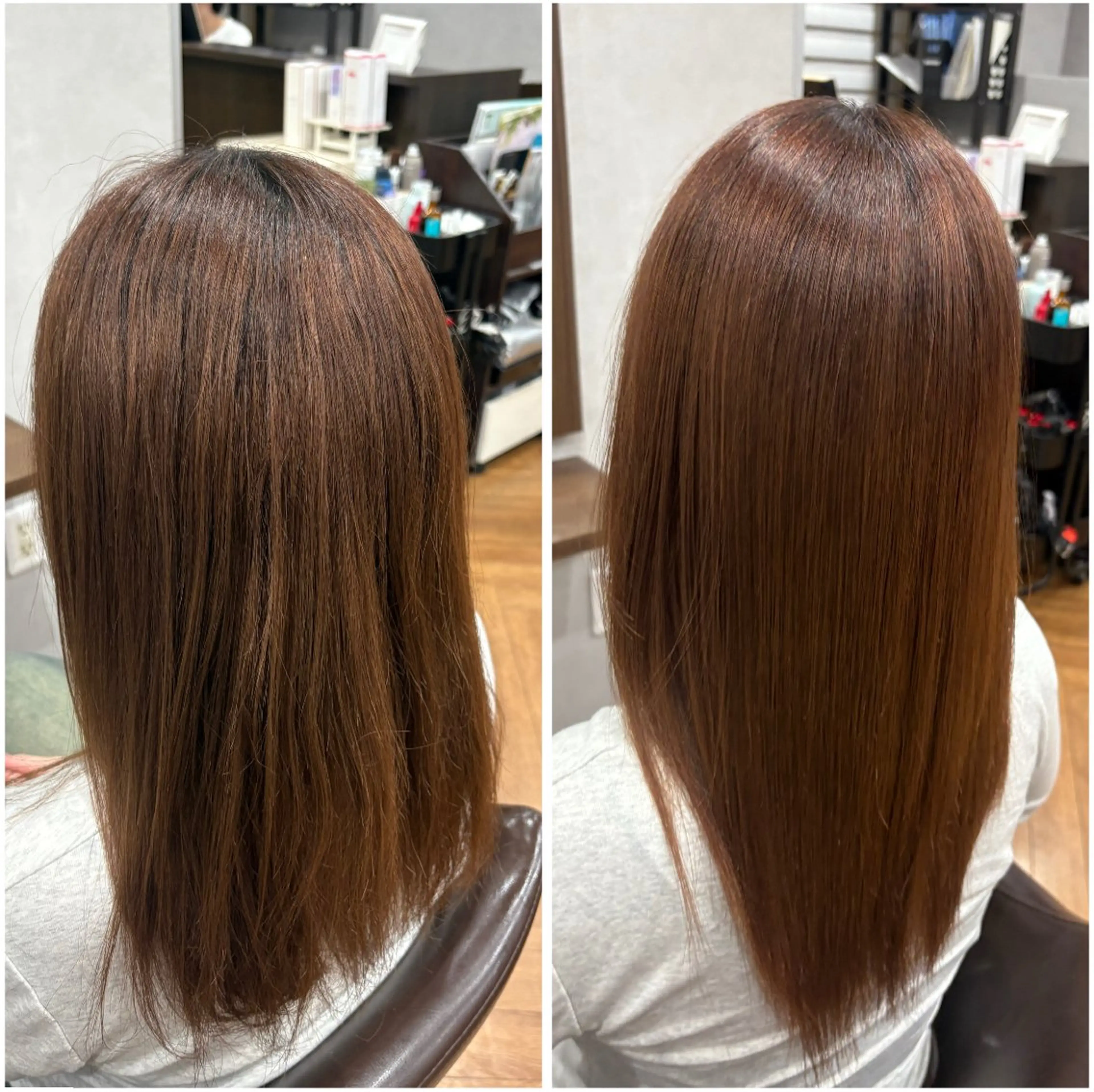 縮毛矯正 nanako 🖤のヘアスタイル